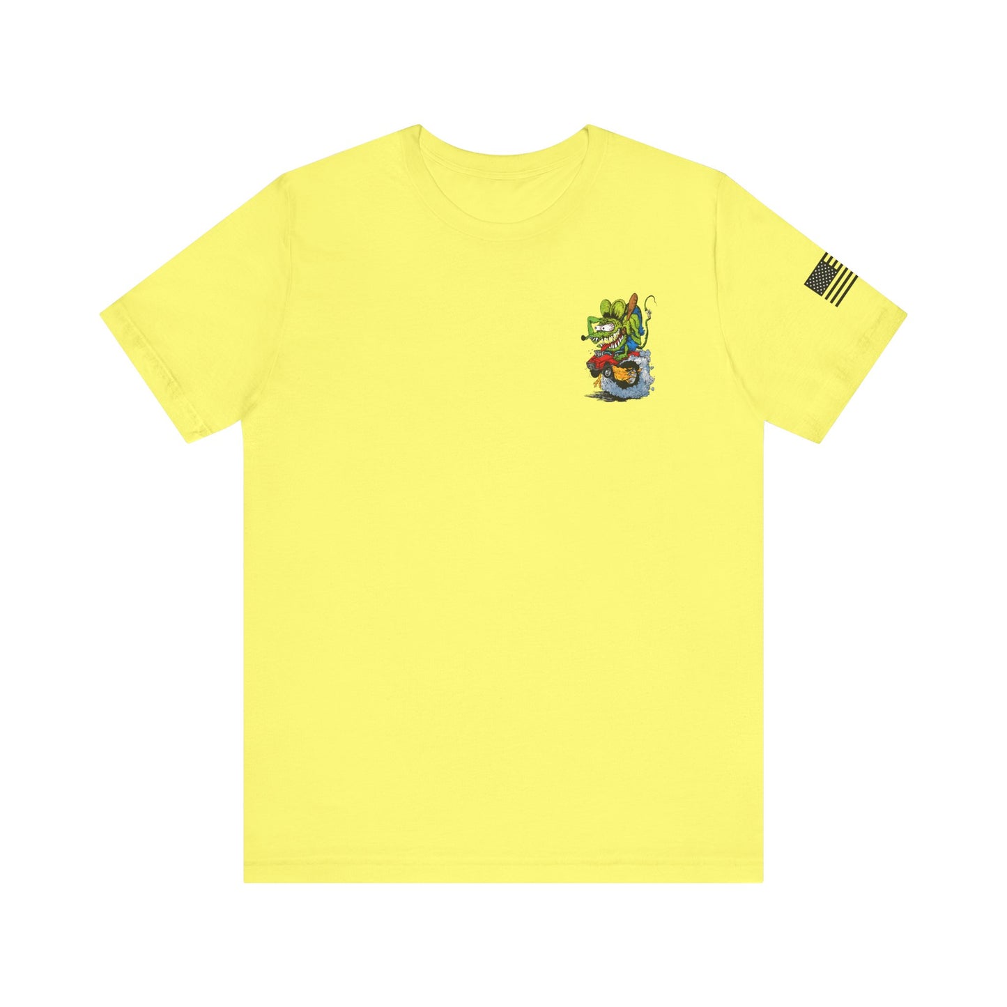 Rat Fink Monster Hot Rod Burnout – Wild Cartoon Drag Racer Tee