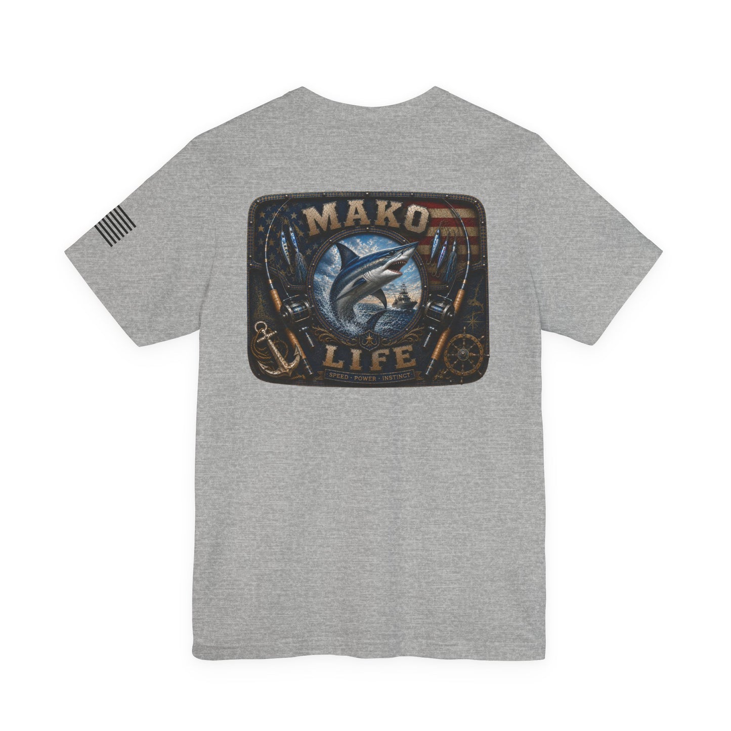 Mako Life Shark Fishing T-Shirt – WRAEVN OUTDOORS Offshore Angler Tee