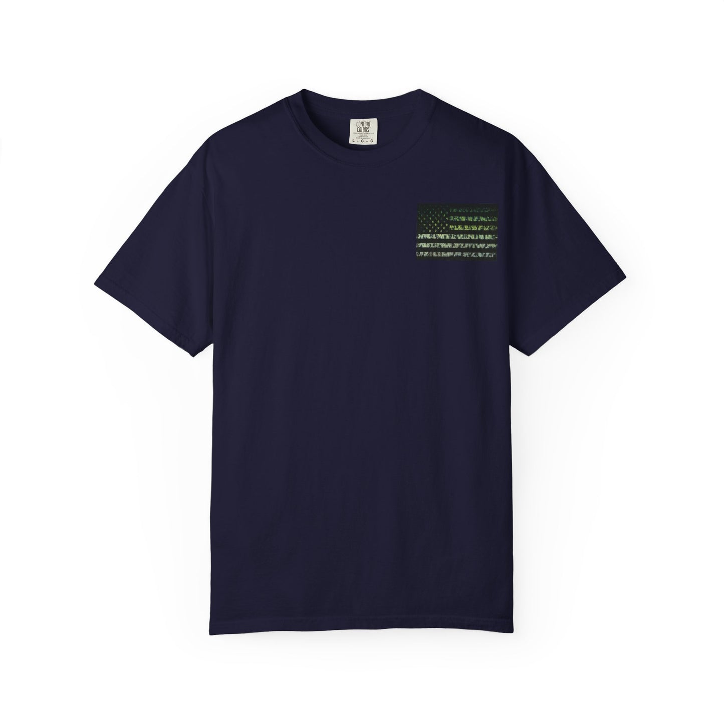 Crappie Life T-Shirt — Retro American Flag Crappie Fishing Tee