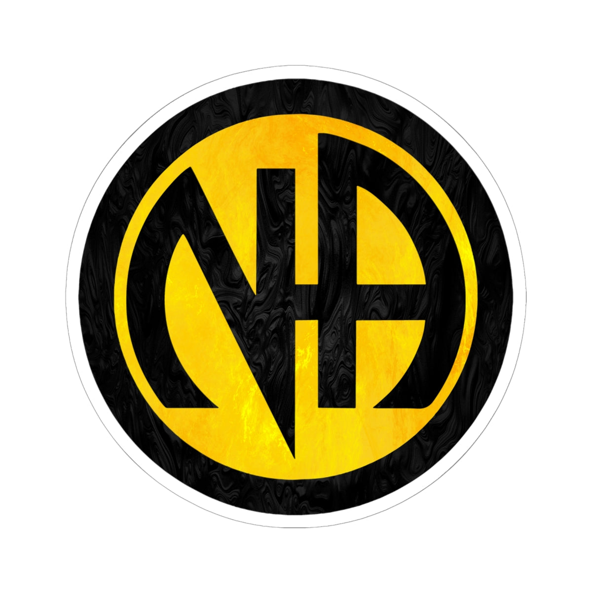 Yellow Narcotics Anonymous Symbol Sticker – Bold Recovery Support ArtKiss-Cut Stickers