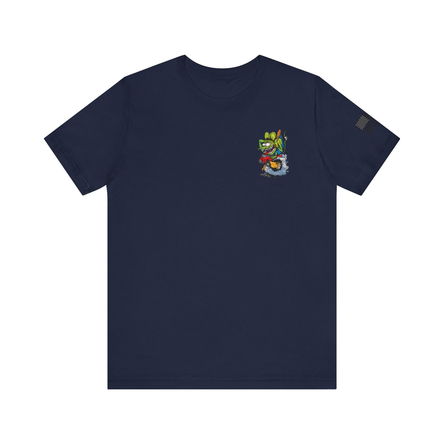 Rat Fink Monster Hot Rod Burnout – Wild Cartoon Drag Racer Tee
