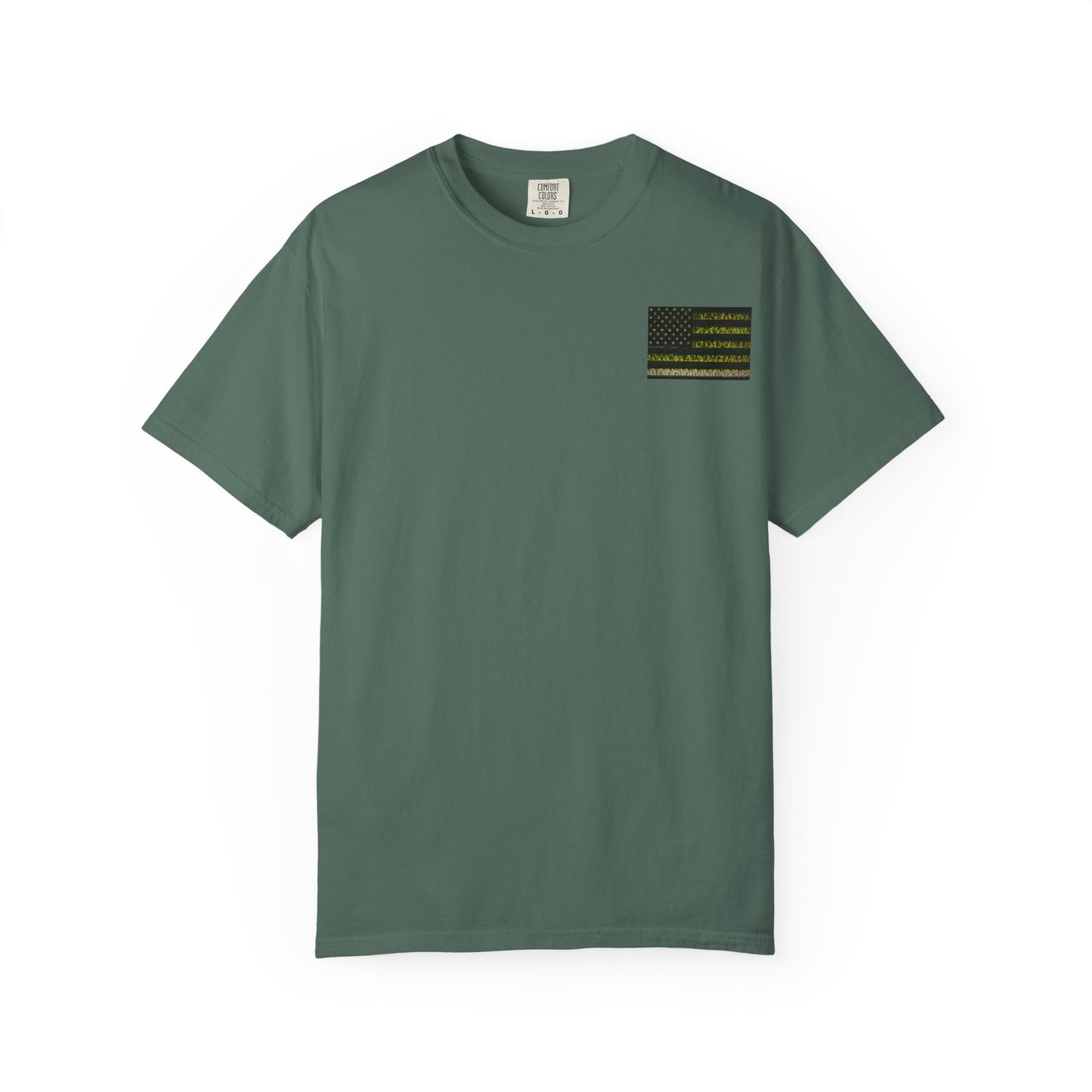 Bass Life T-Shirt — Retro American Flag Bass Fishing Tee