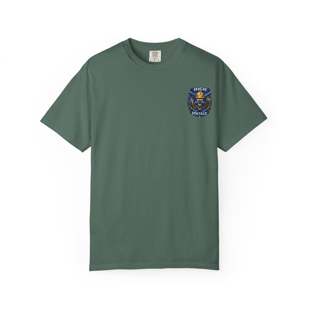 High Voltage Skull T-Shirt — Electrician Safety Graphic Tee