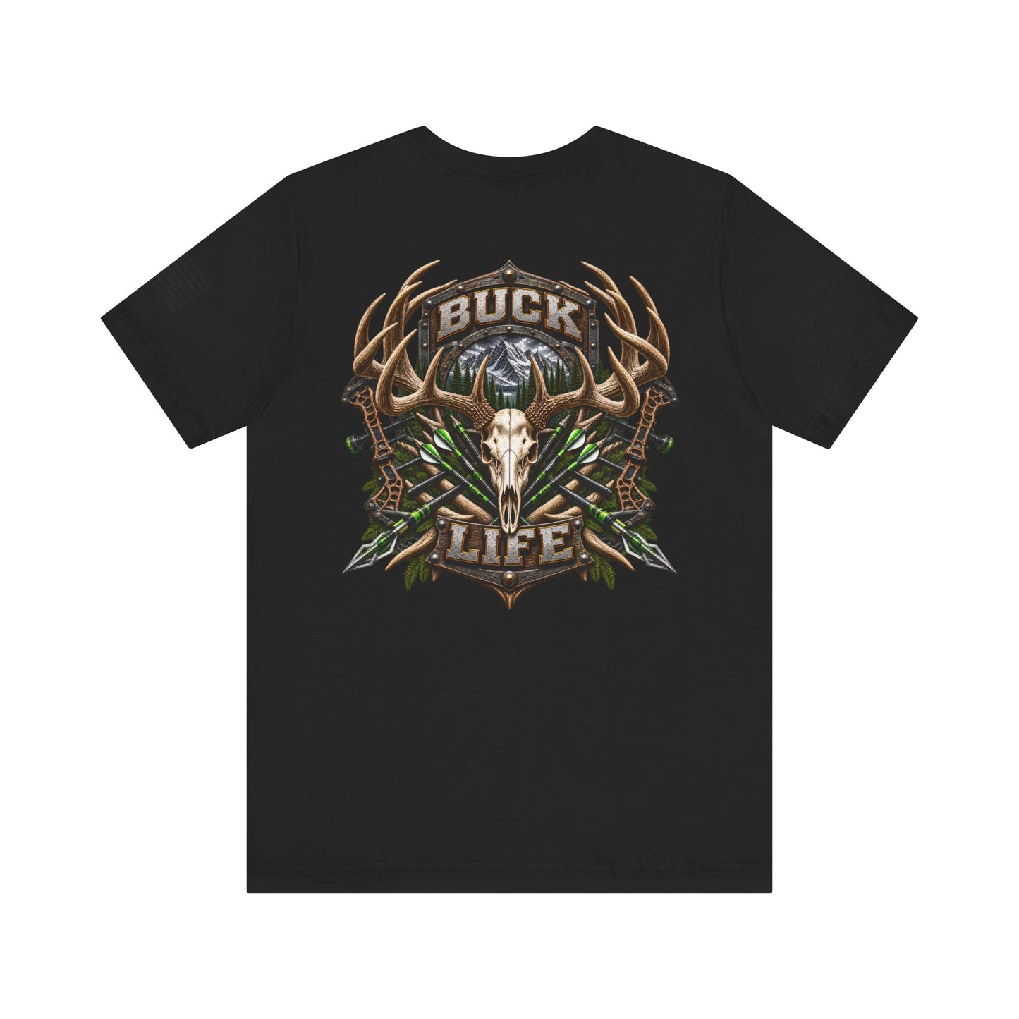 Buck Life Deer Hunting T-Shirt – WRAEVN OUTDOORS Whitetail Hunter Tee