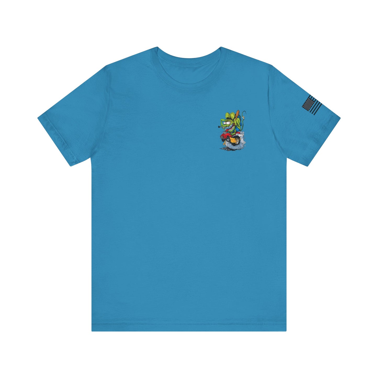 Rat Fink Monster Hot Rod Burnout – Wild Cartoon Drag Racer Tee