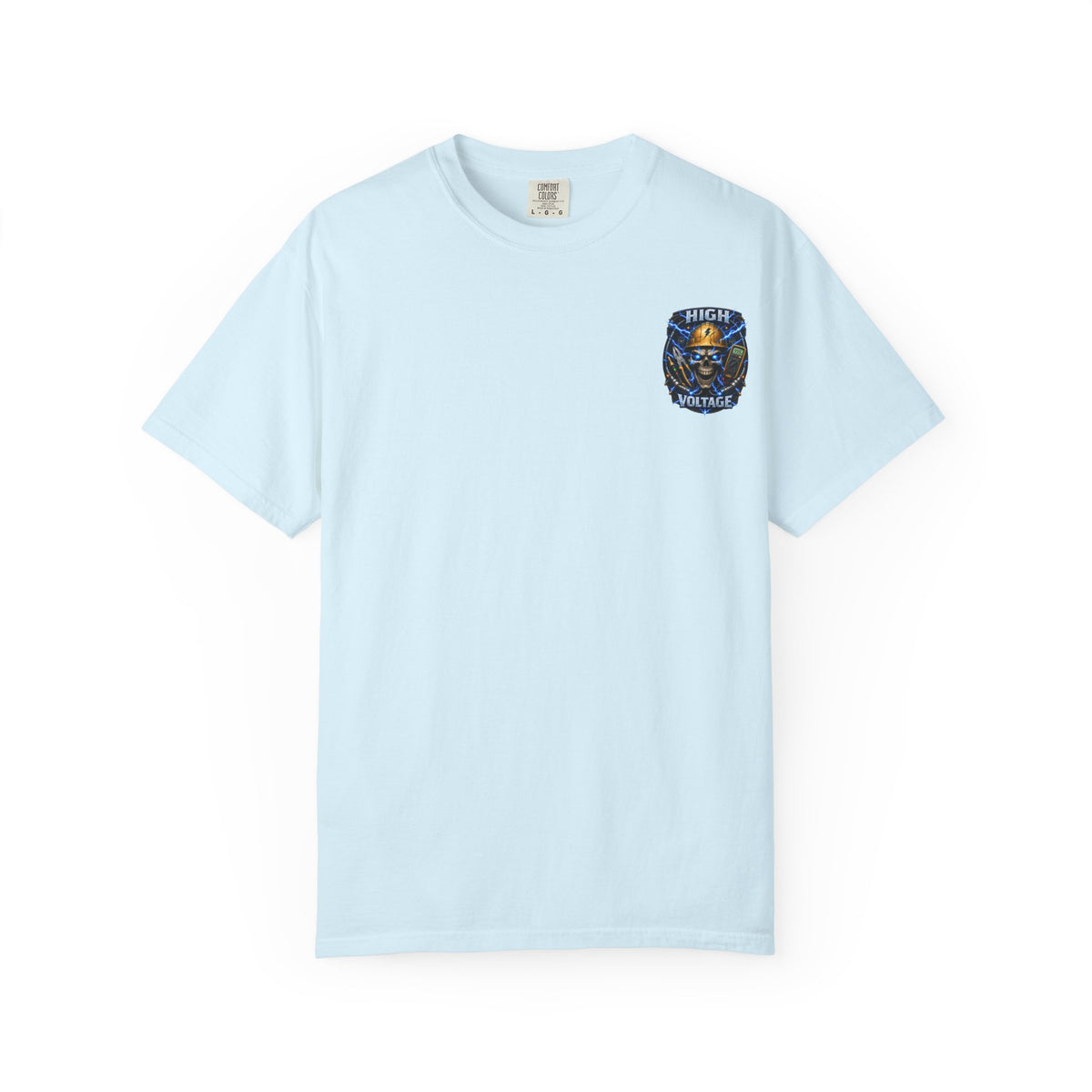 High Voltage Skull T-Shirt — Electrician Safety Graphic Tee