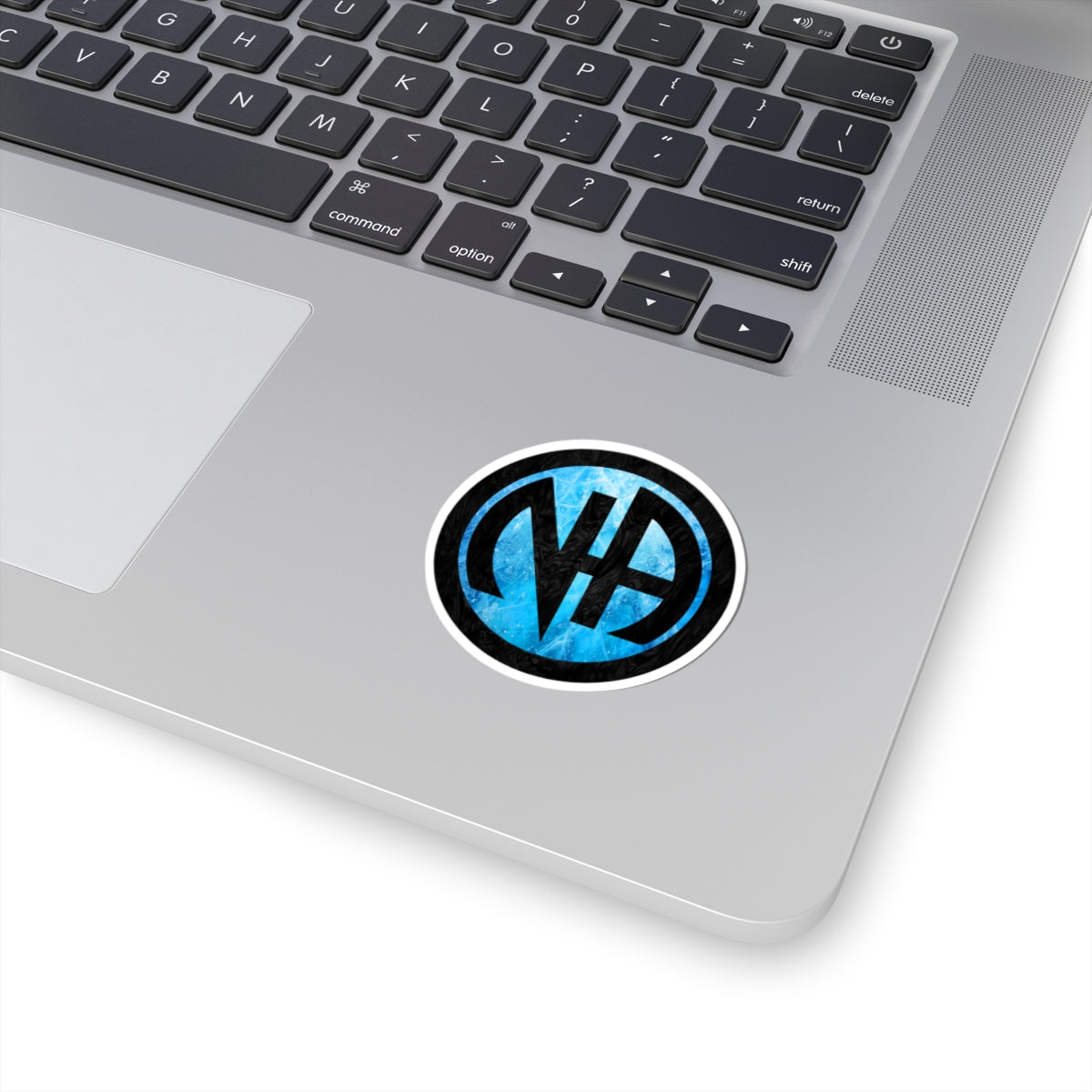 Ice Blue Narcotics Anonymous Symbol Sticker – Bold Recovery Support ArtKiss-Cut Stickers