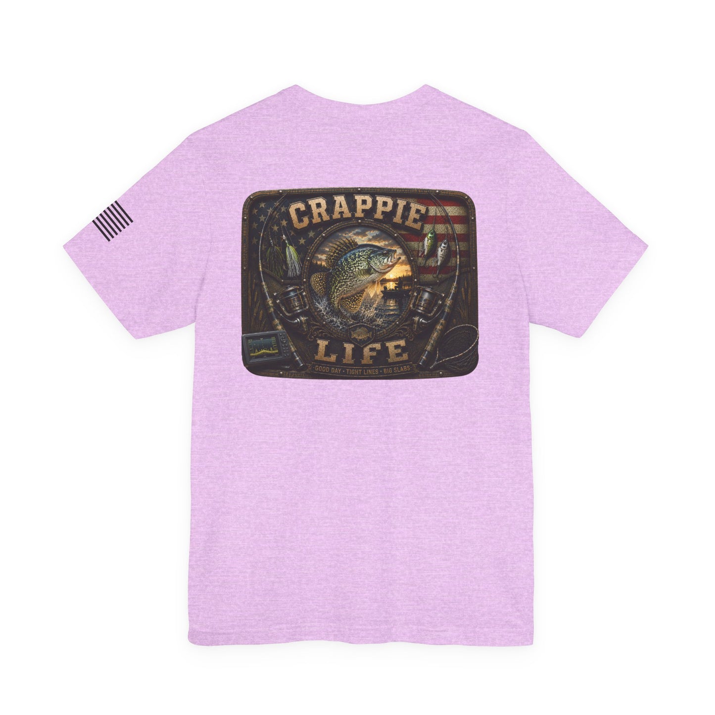 Crappie Life Fishing T-Shirt – WRAEVN OUTDOORS Slab Crappie Angler Tee