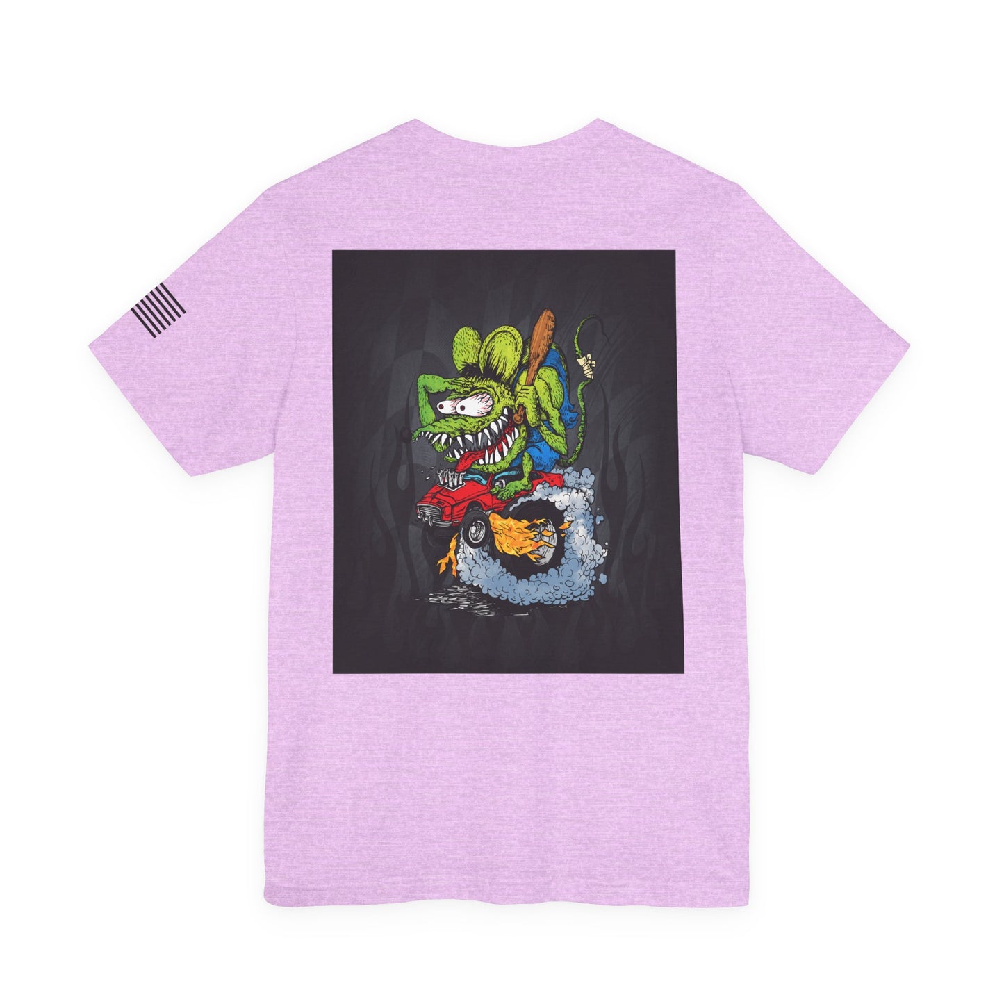Rat Fink Monster Hot Rod Burnout – Wild Cartoon Drag Racer Tee