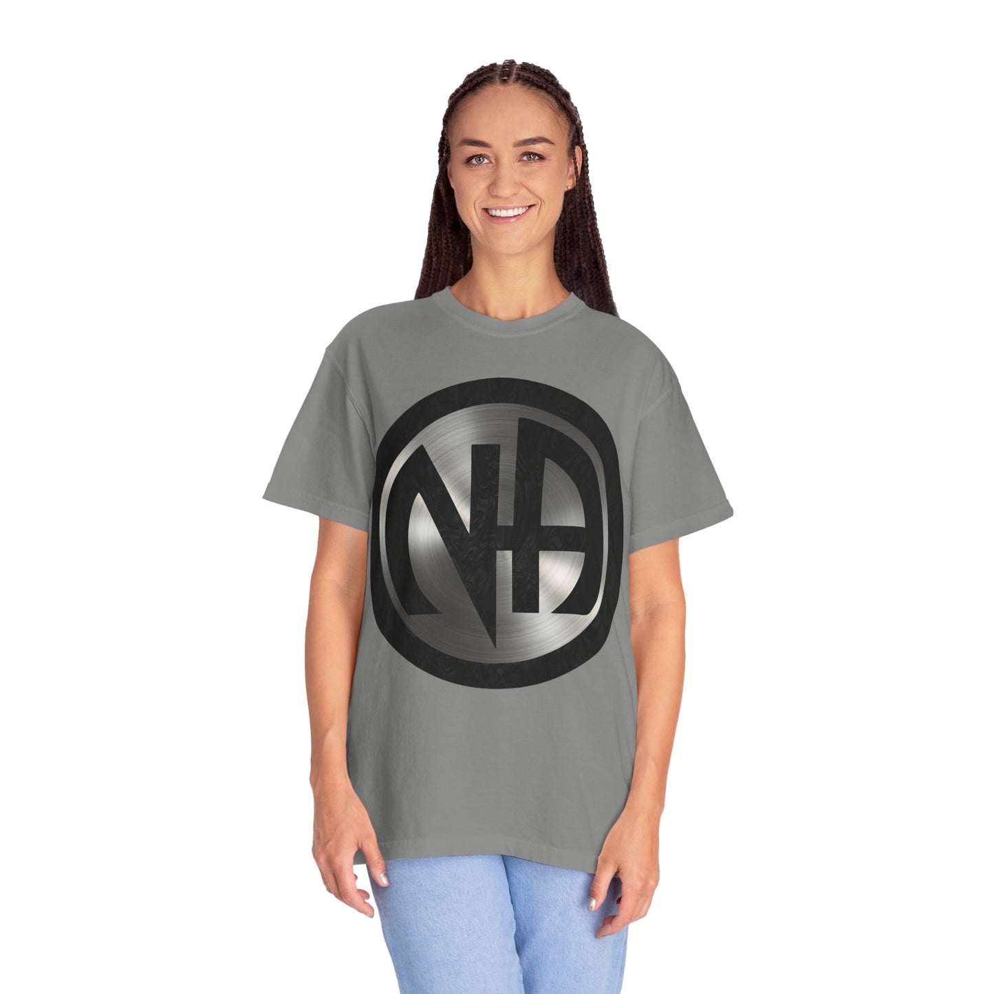 Narcotics Anonymous NA Logo – Metal & Black Recovery Symbol Art T-Shirt, Recovery T-Shirt