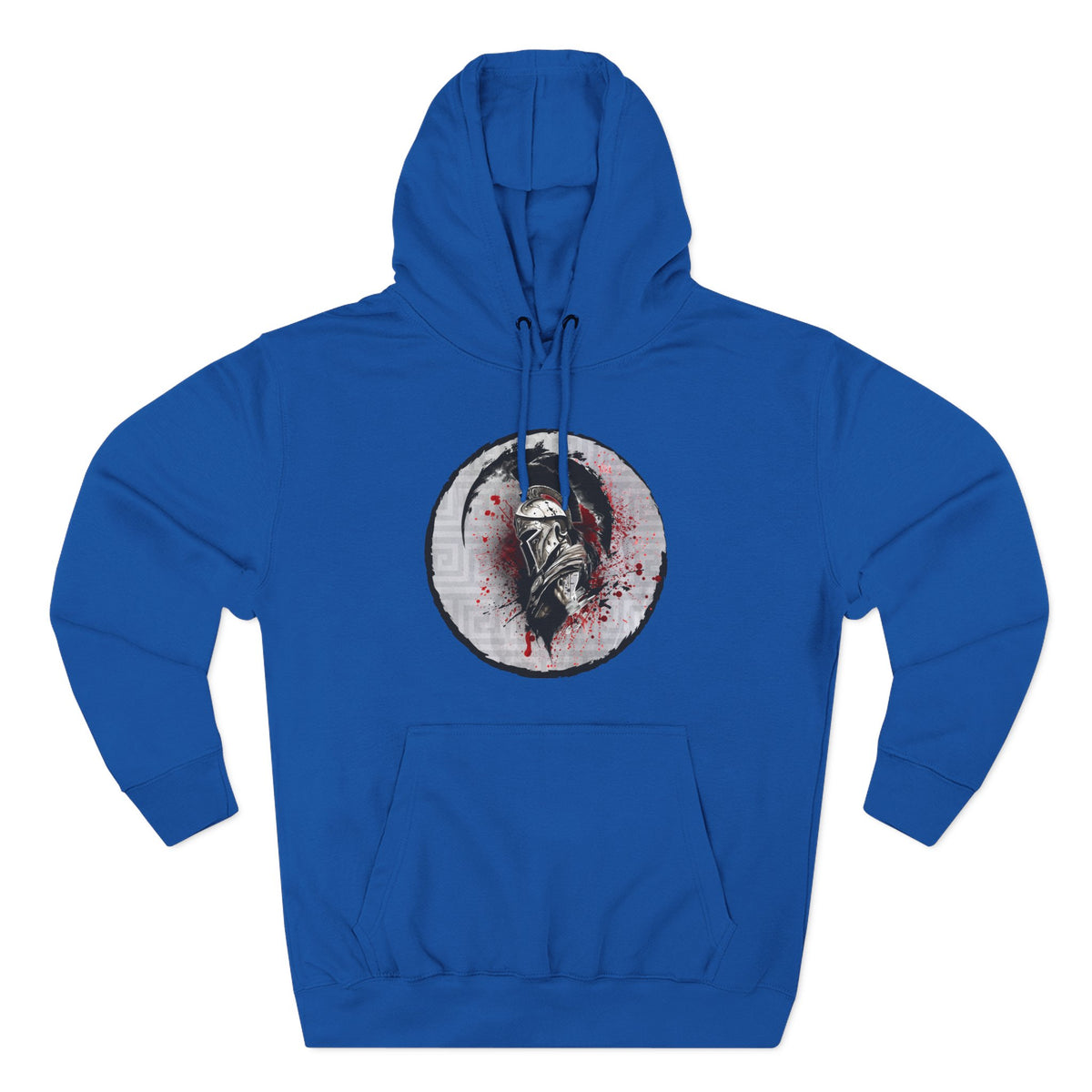 Three-Panel Fleece Hoodie Spartan Warrior