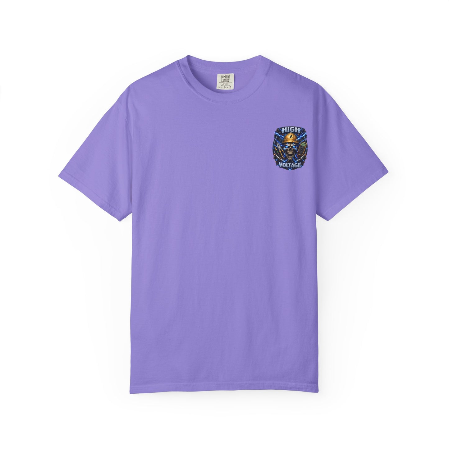 High Voltage Skull T-Shirt — Electrician Safety Graphic Tee