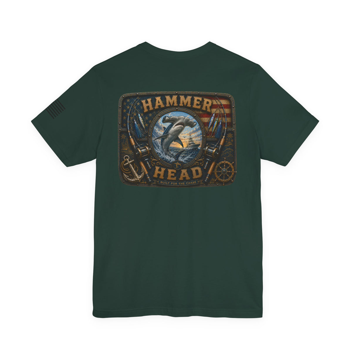 Hammerhead Life Shark Fishing T-Shirt – WRAEVN OUTDOORS Offshore Angler Tee