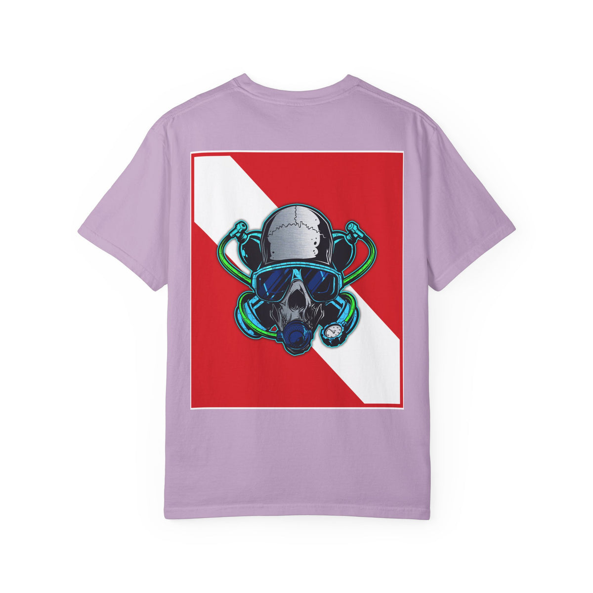 Scuba Skull Unisex T-shirt, Dive Flag Tee, Diving Shirt, Ocean Lover Gift, Beach Wear