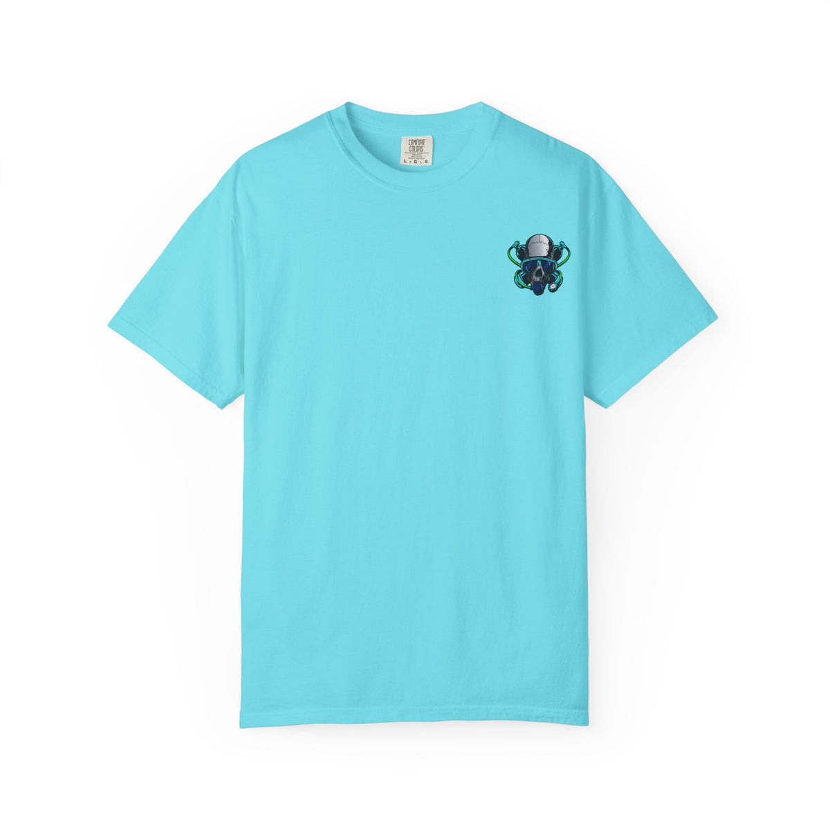Scuba Skull Unisex T-shirt, Dive Flag Tee, Diving Shirt, Ocean Lover Gift, Beach Wear