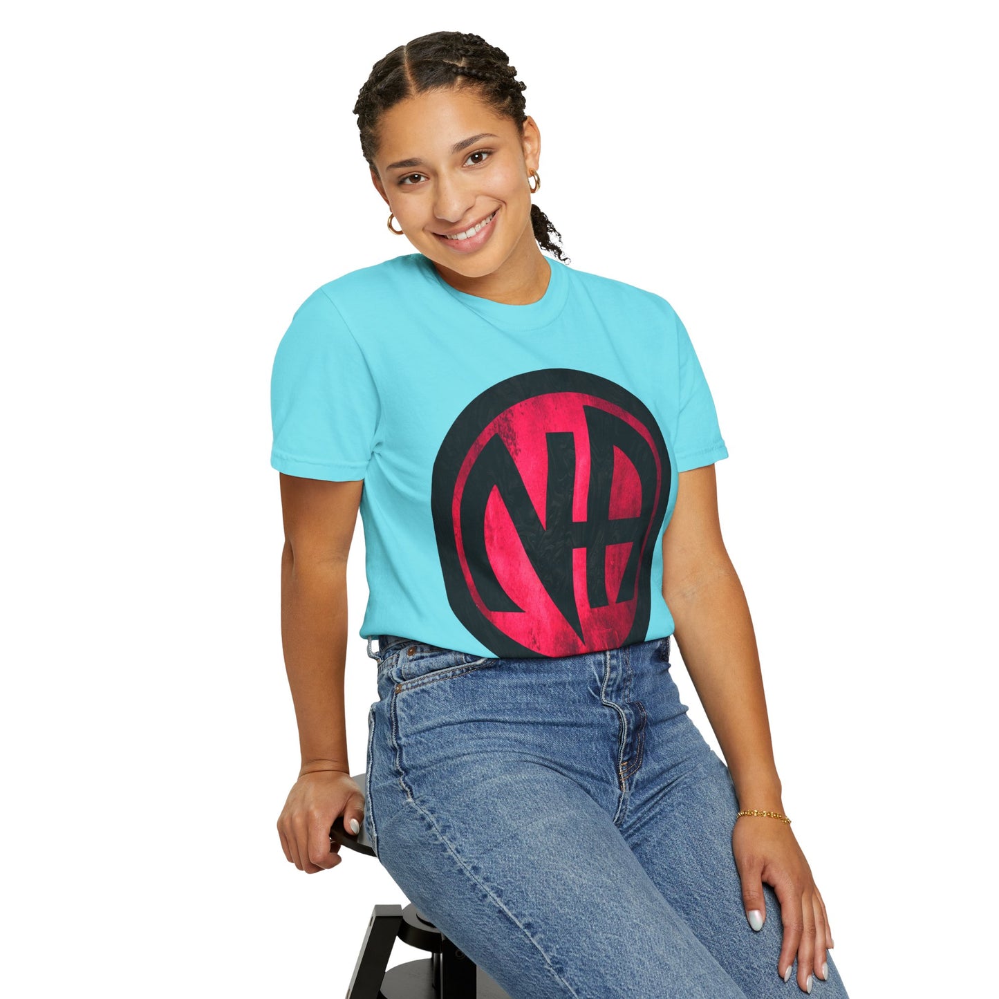 Narcotics Anonymous NA Logo – Grunge Pink & Black Recovery Symbol Art T-Shirt, Recovery T-Shirt