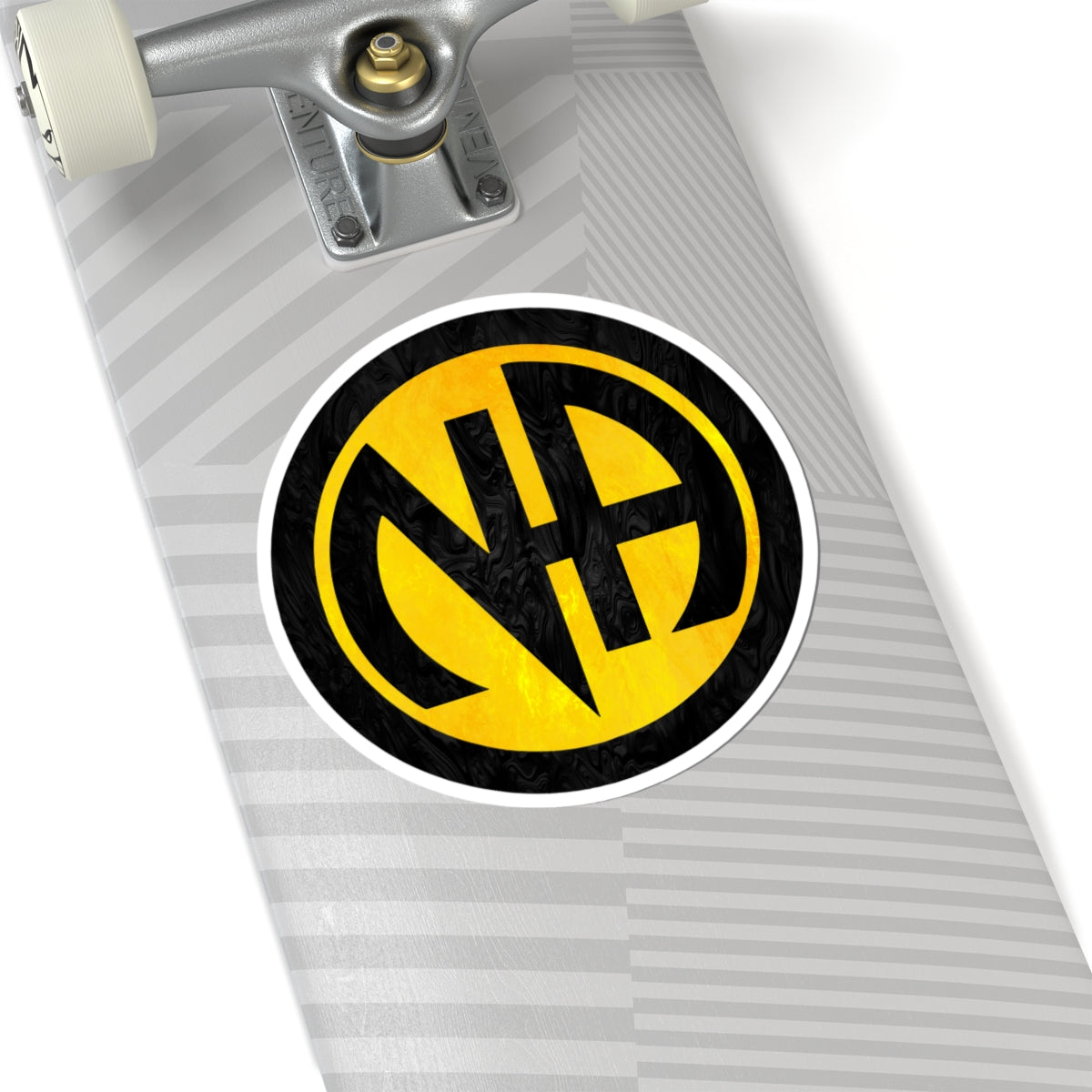 Yellow Narcotics Anonymous Symbol Sticker – Bold Recovery Support ArtKiss-Cut Stickers