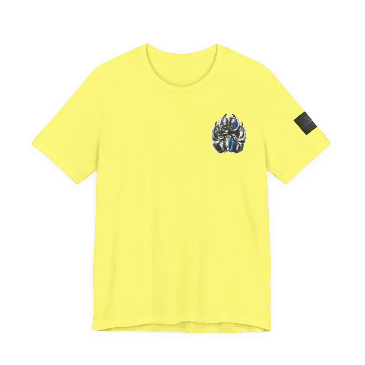 Thin Blue Line K9 Paw Shirt – Thin Blue Line American Patriotic Tee for Law Enforcement Support