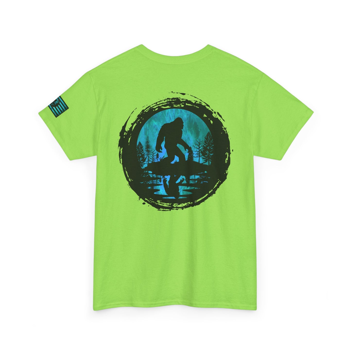 Bigfoot Adventure Unisex Heavy Cotton Tee – Perfect for Outdoorsy Souls, Nature Lovers, Hiking, Camping, Gifts
