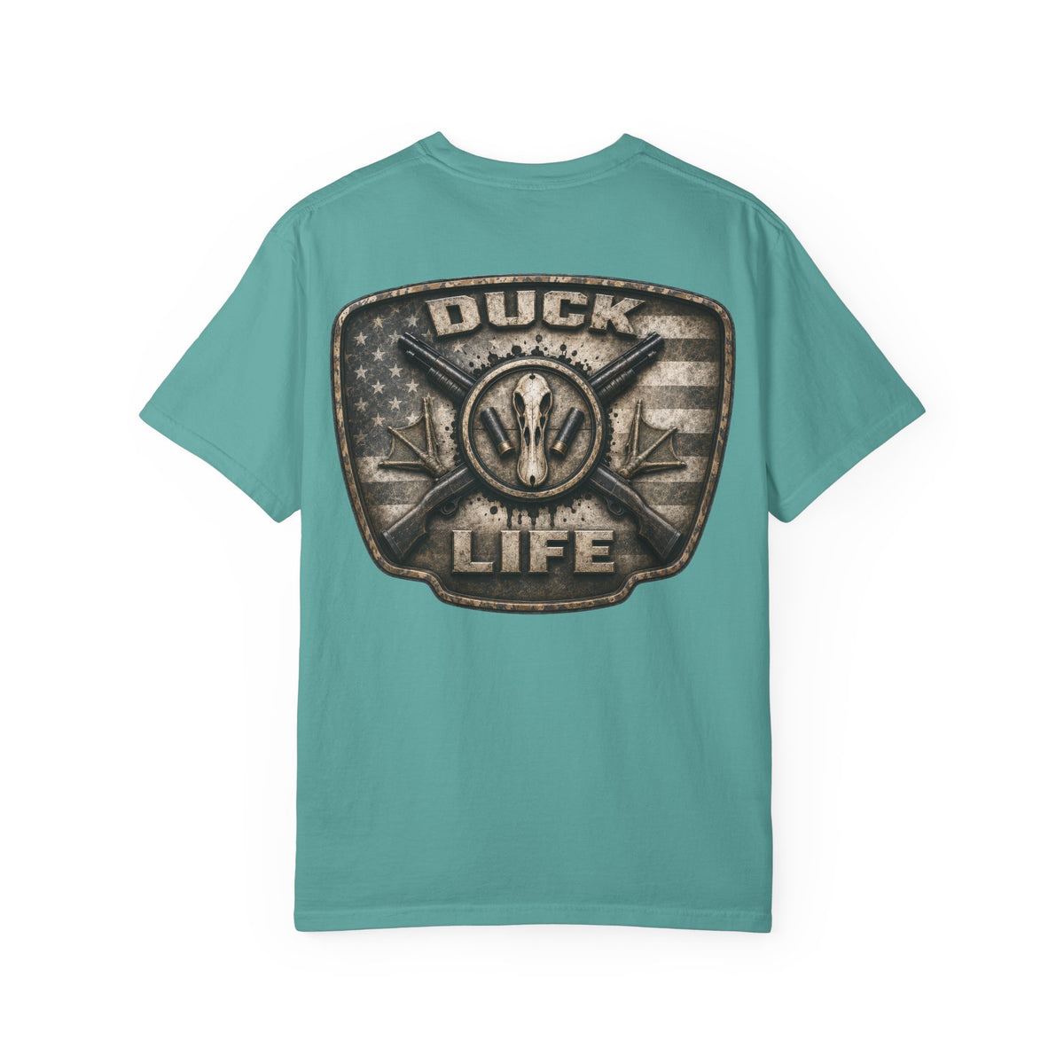 Duck Life Graphic T-Shirt — Vintage Buckle Back, Outdoor Hunting Tee