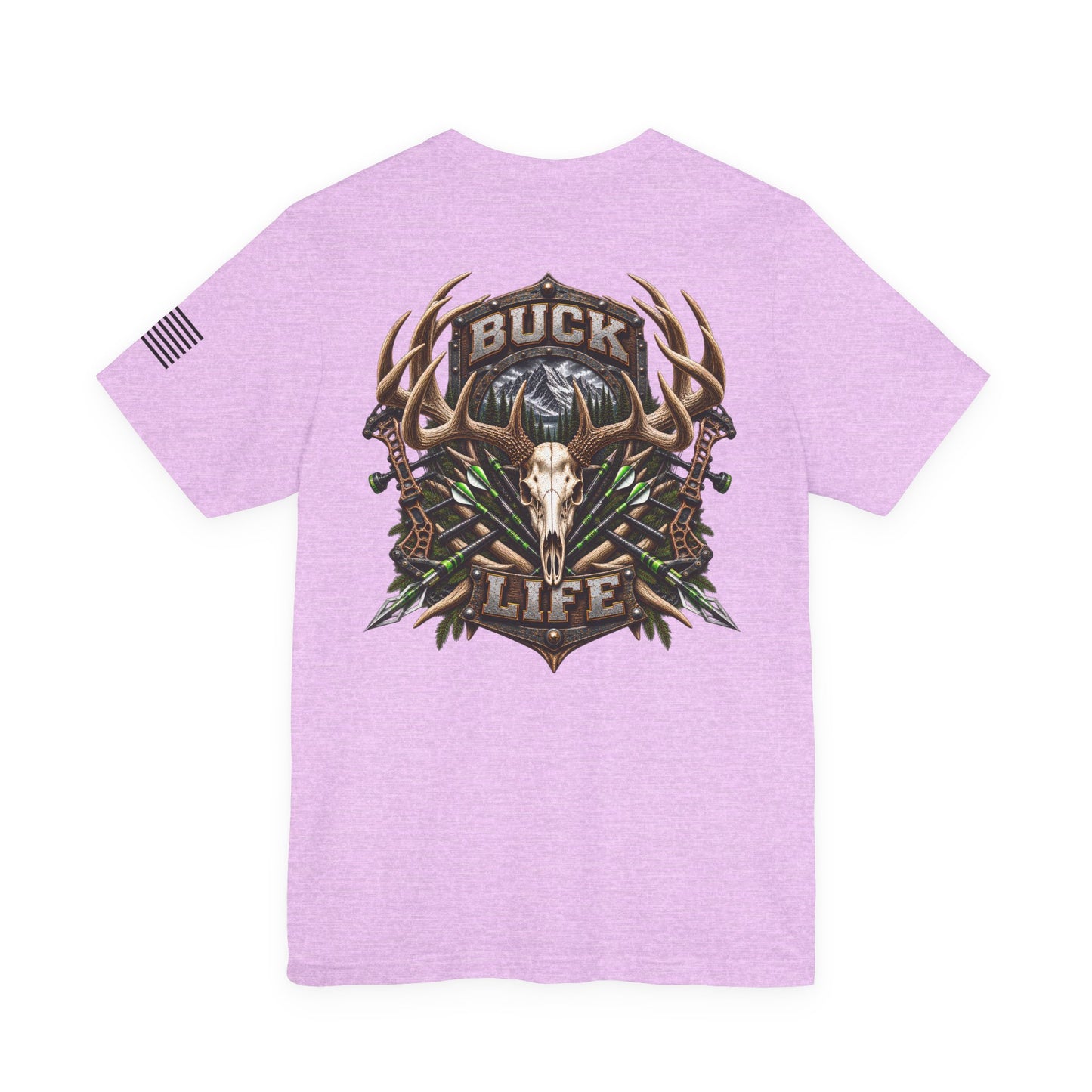 Buck Life Deer Hunting T-Shirt – WRAEVN OUTDOORS Whitetail Hunter Tee