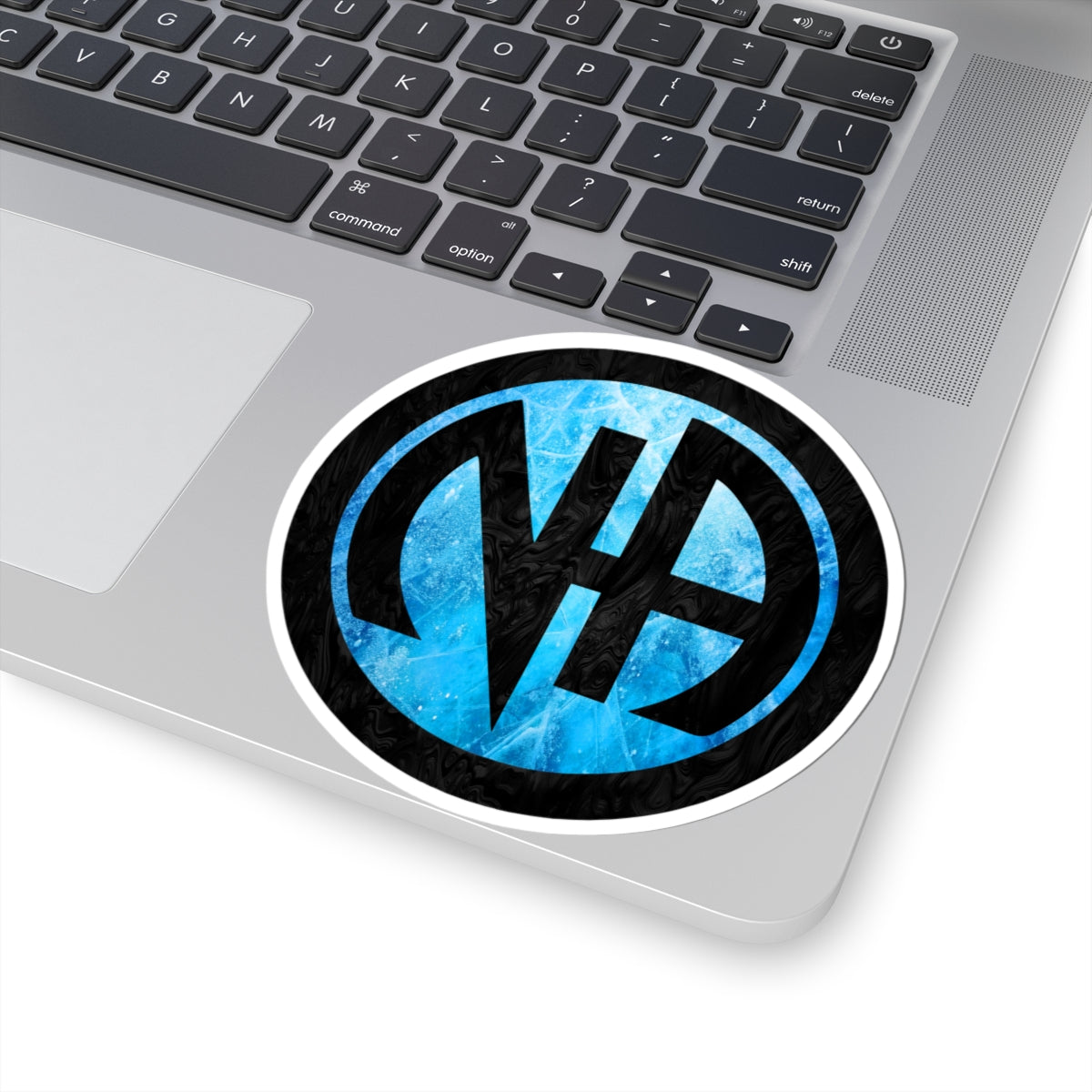 Ice Blue Narcotics Anonymous Symbol Sticker – Bold Recovery Support ArtKiss-Cut Stickers