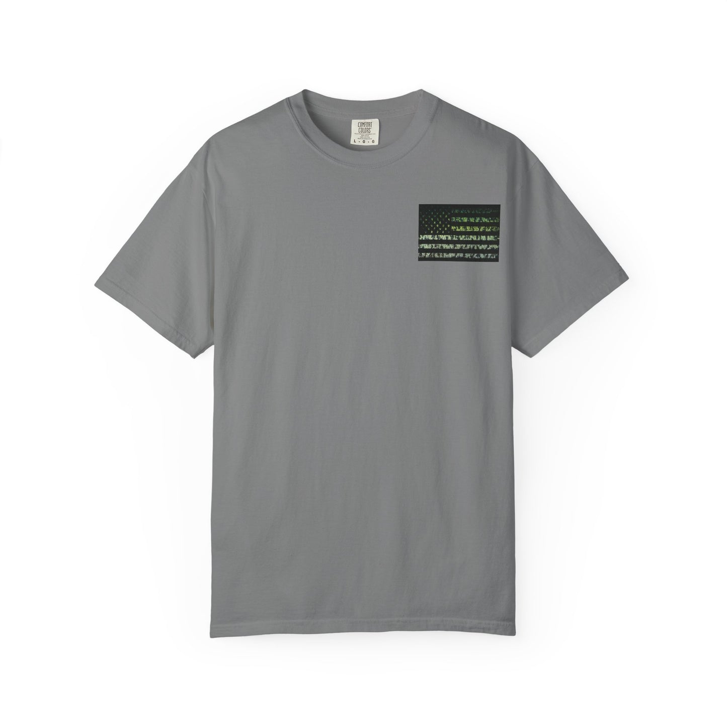 Crappie Life T-Shirt — Retro American Flag Crappie Fishing Tee