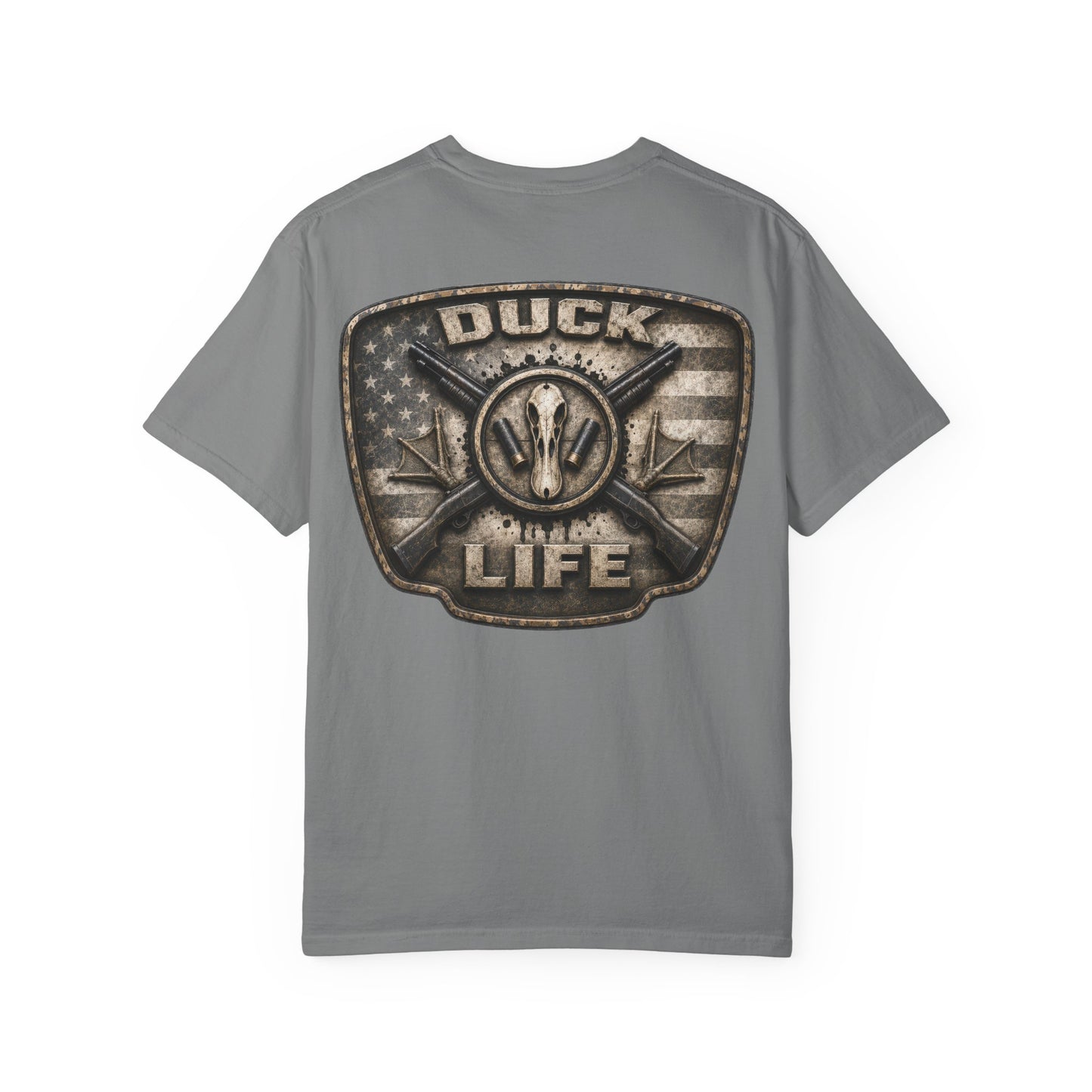 Duck Life Graphic T-Shirt — Vintage Buckle Back, Outdoor Hunting Tee