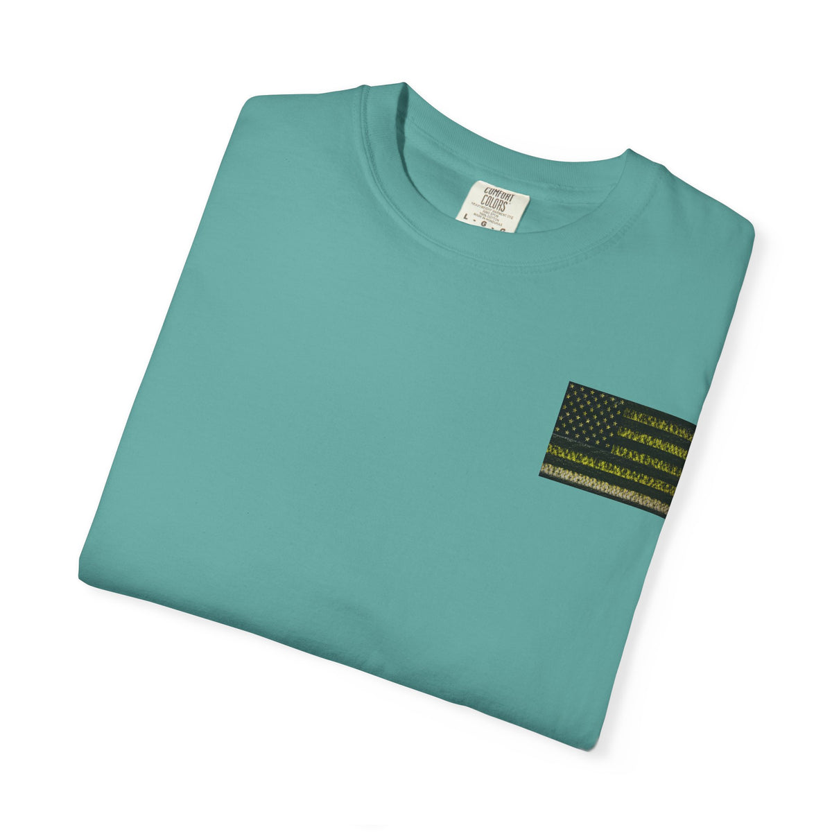 Bass Life T-Shirt — Retro American Flag Bass Fishing Tee