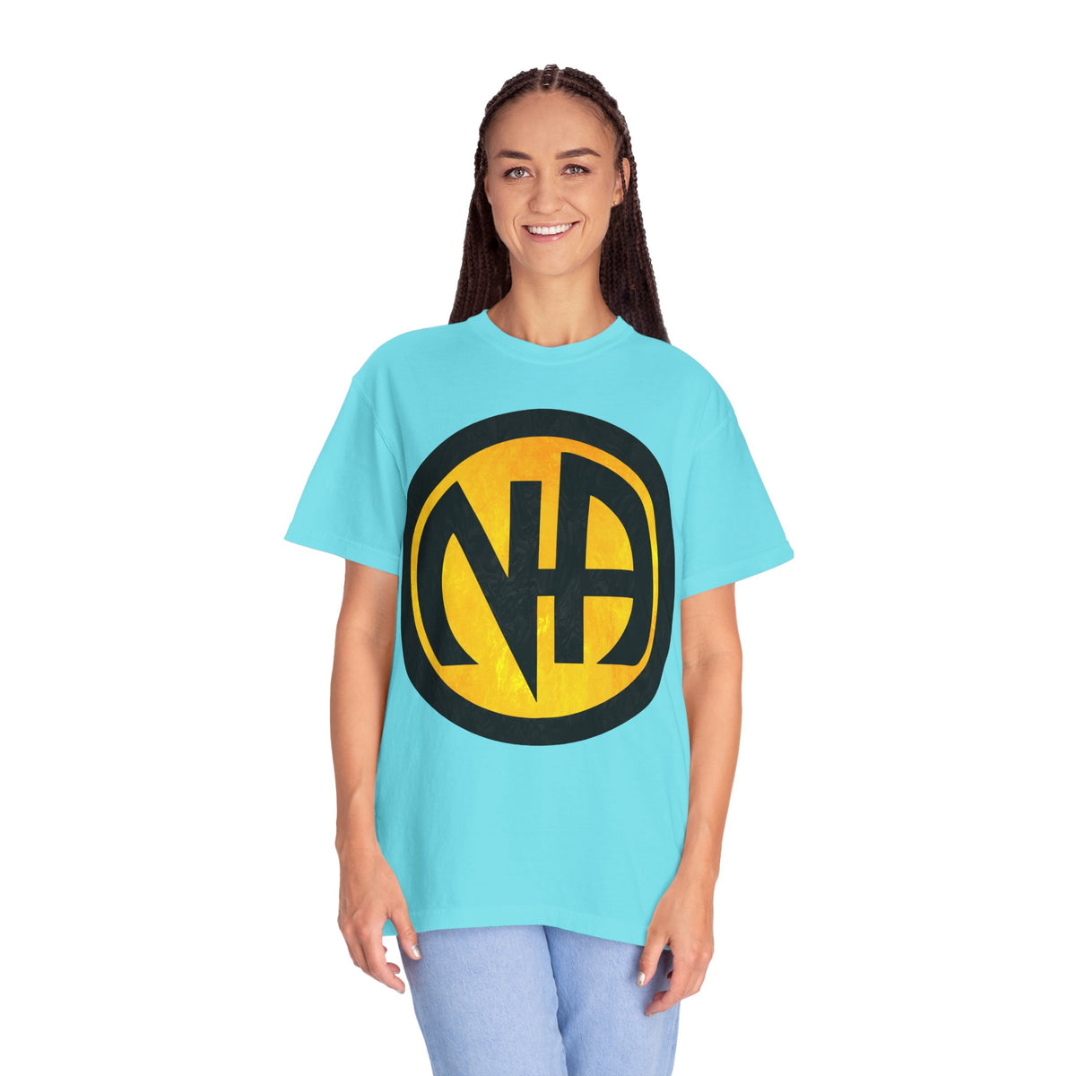 Narcotics Anonymous NA Logo – Yellow & Black Recovery Symbol Art T-Shirt, Recovery T-Shirt