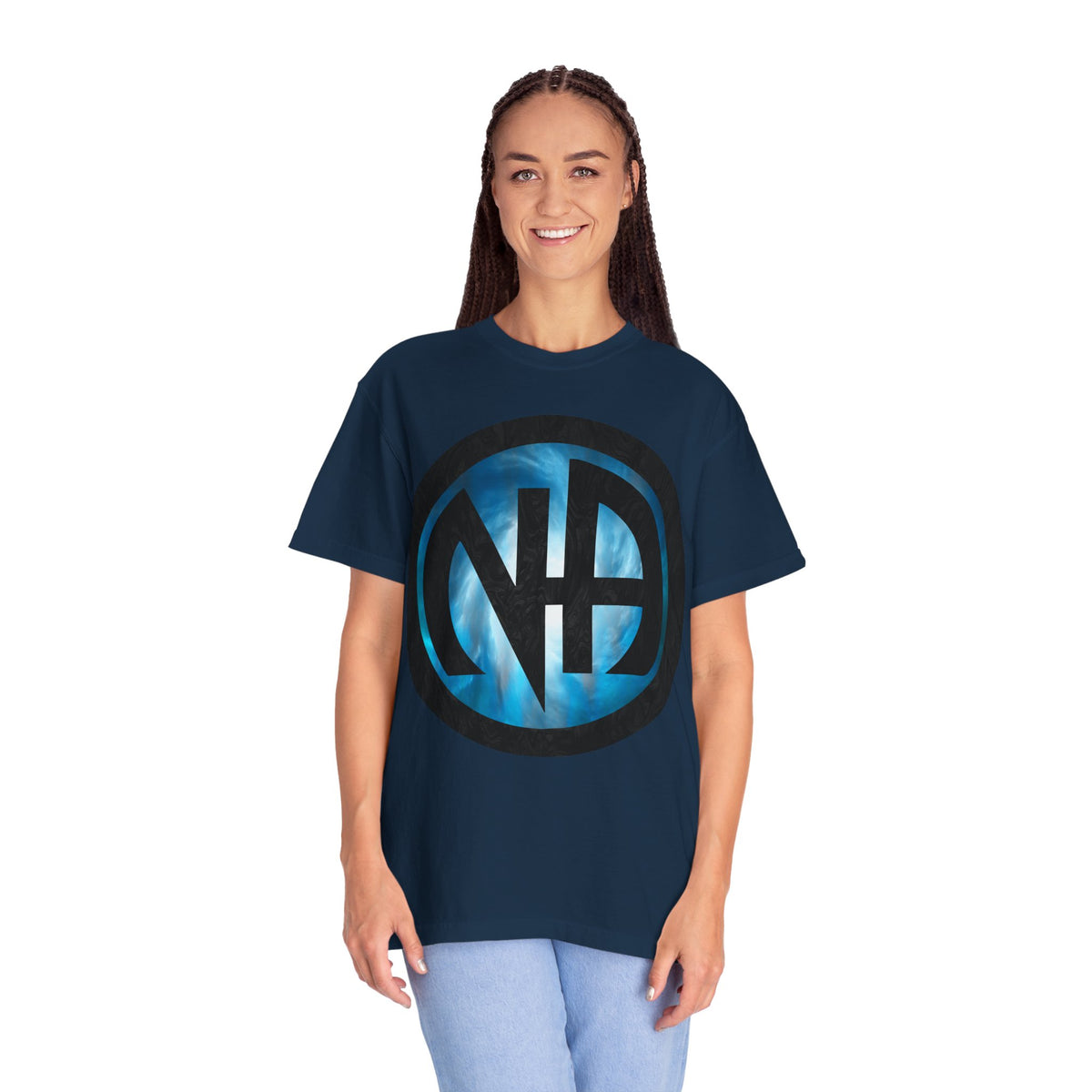 Narcotics Anonymous NA Logo – Cloud & Black Recovery Symbol Art T-Shirt, Recovery T-Shirt