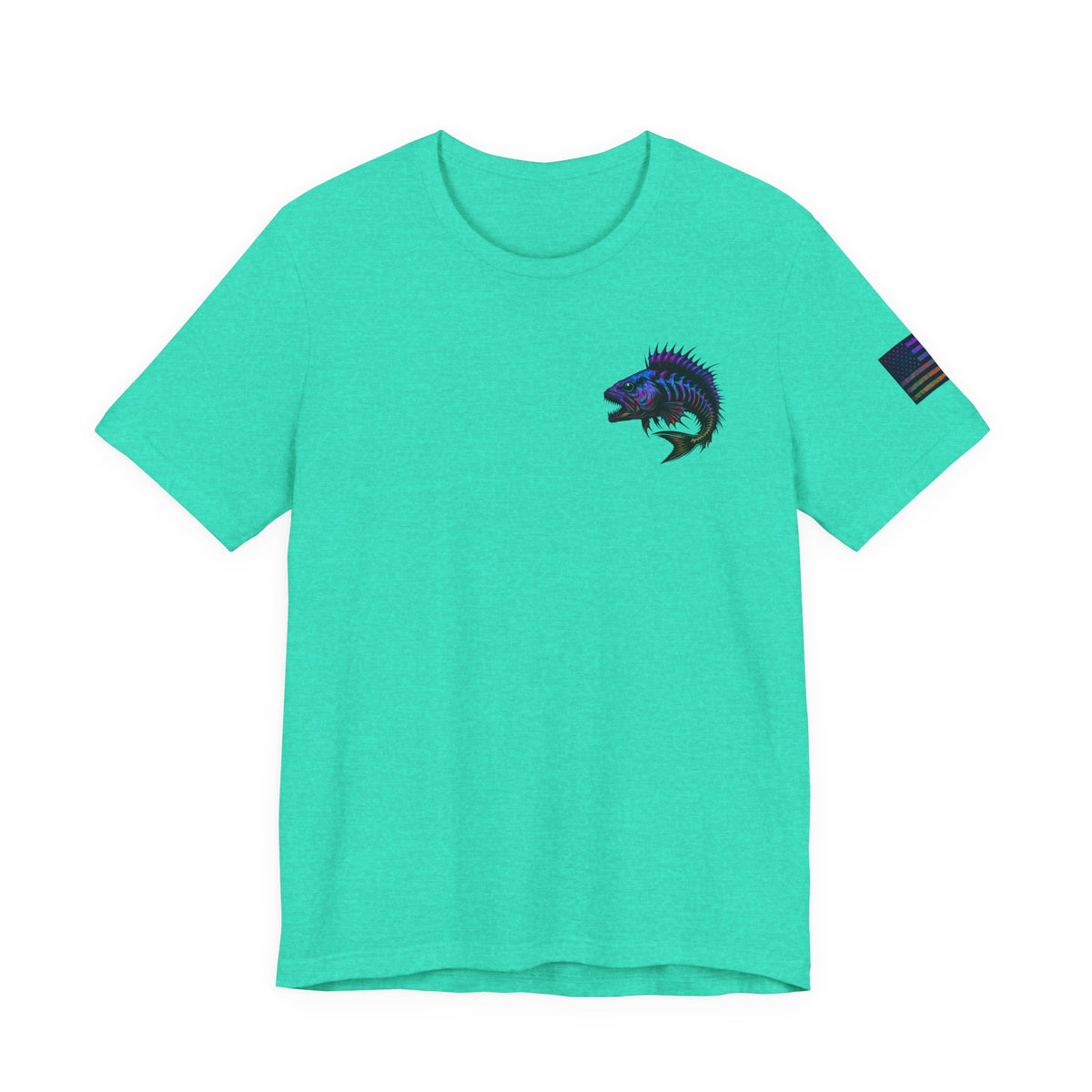 Parrot Fish Unisex Tee, Angler Fishing Shirt, Saltwater Fish Skin Top, Fishing Apparel, Ocean Lover Gift
