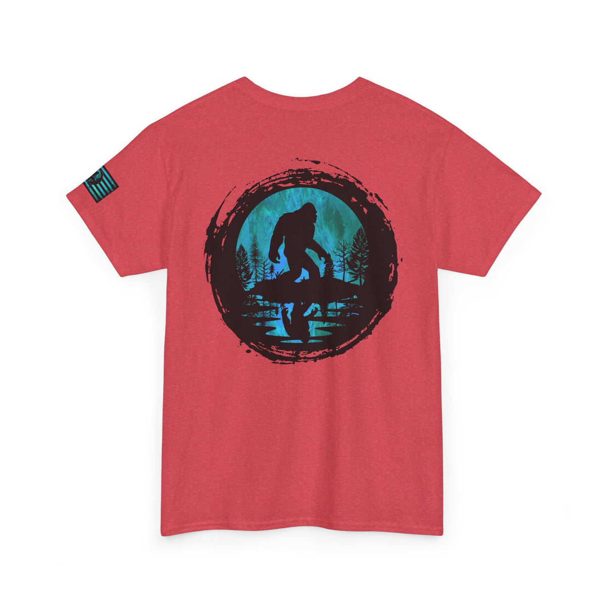 Bigfoot Adventure Unisex Heavy Cotton Tee – Perfect for Outdoorsy Souls, Nature Lovers, Hiking, Camping, Gifts