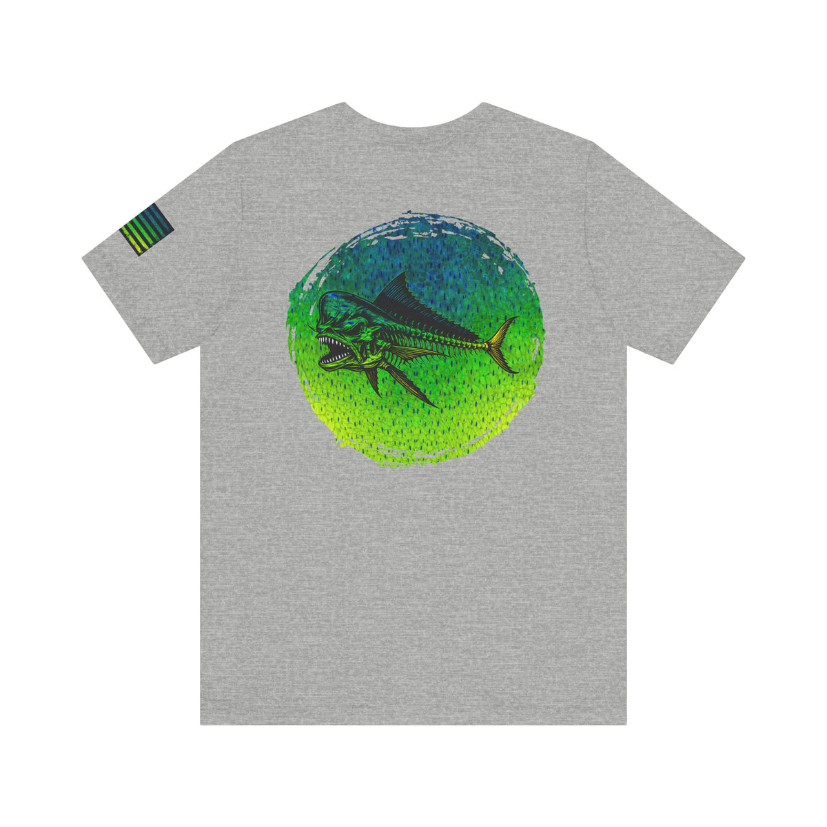 The Mahi Mahi Grunge Tee, Patriotic USA Shirt, Vintage American Flag