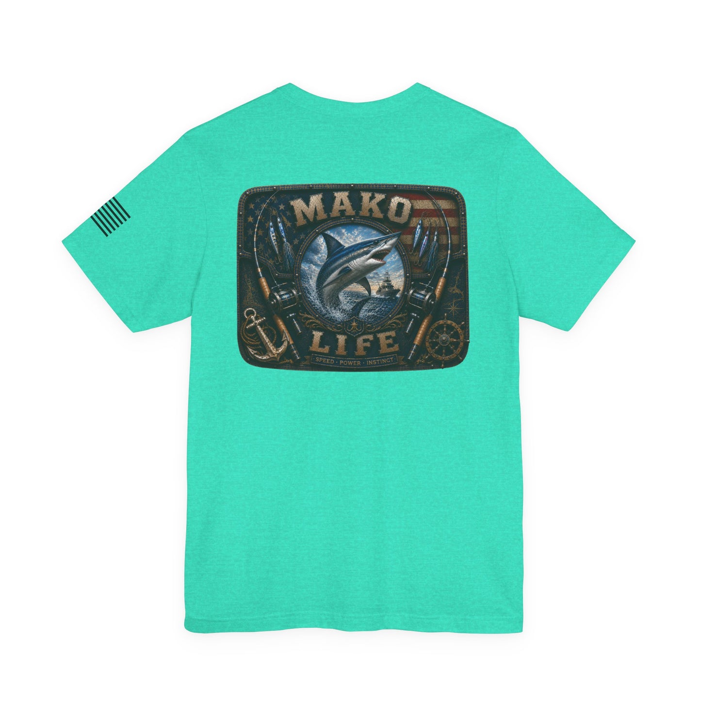 Mako Life Shark Fishing T-Shirt – WRAEVN OUTDOORS Offshore Angler Tee