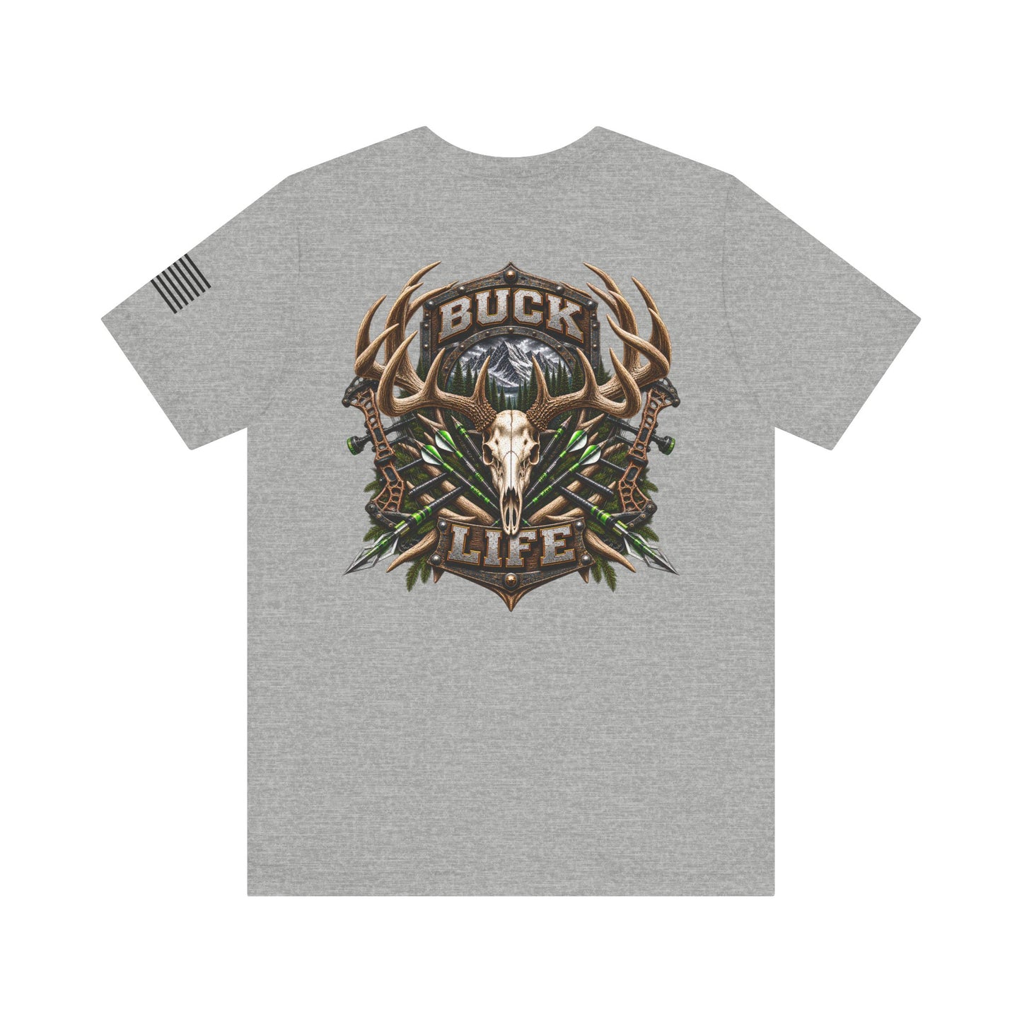 Buck Life Deer Hunting T-Shirt – WRAEVN OUTDOORS Whitetail Hunter Tee