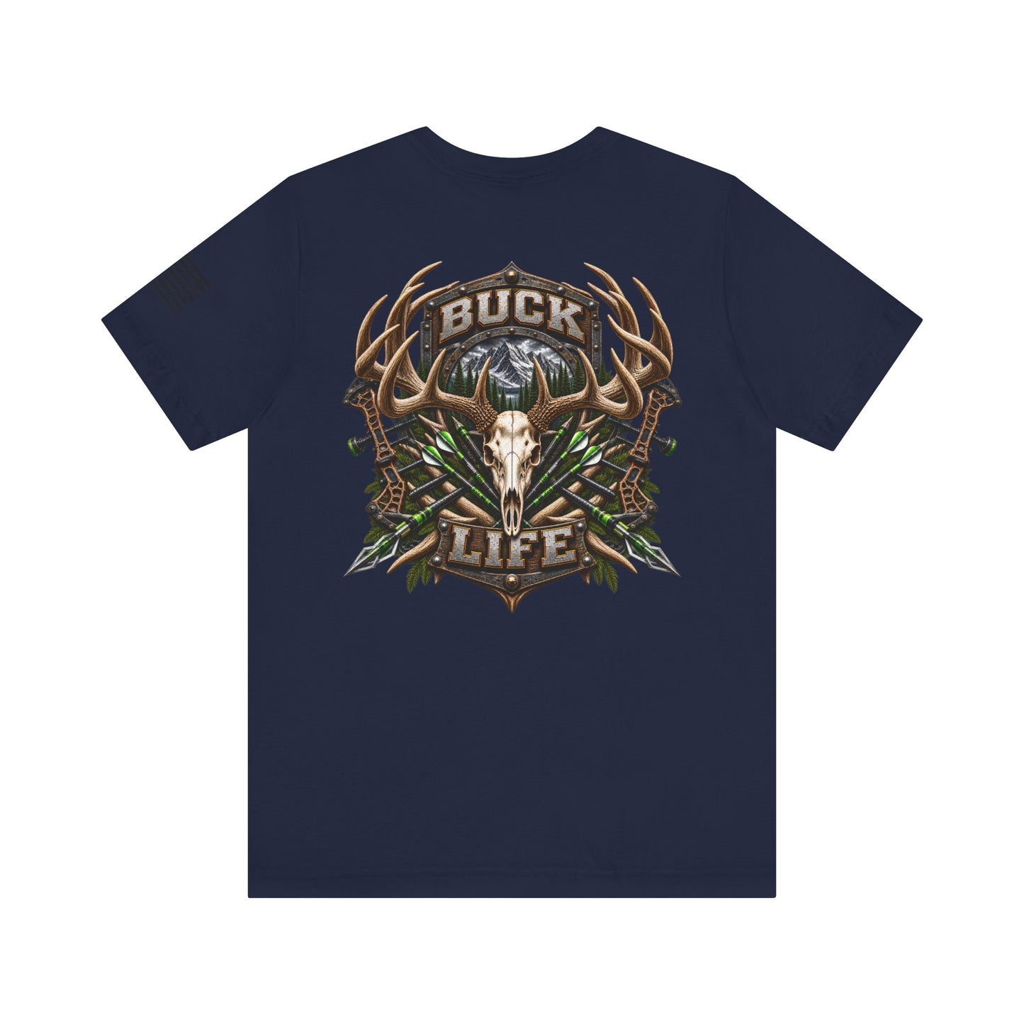 Buck Life Deer Hunting T-Shirt – WRAEVN OUTDOORS Whitetail Hunter Tee