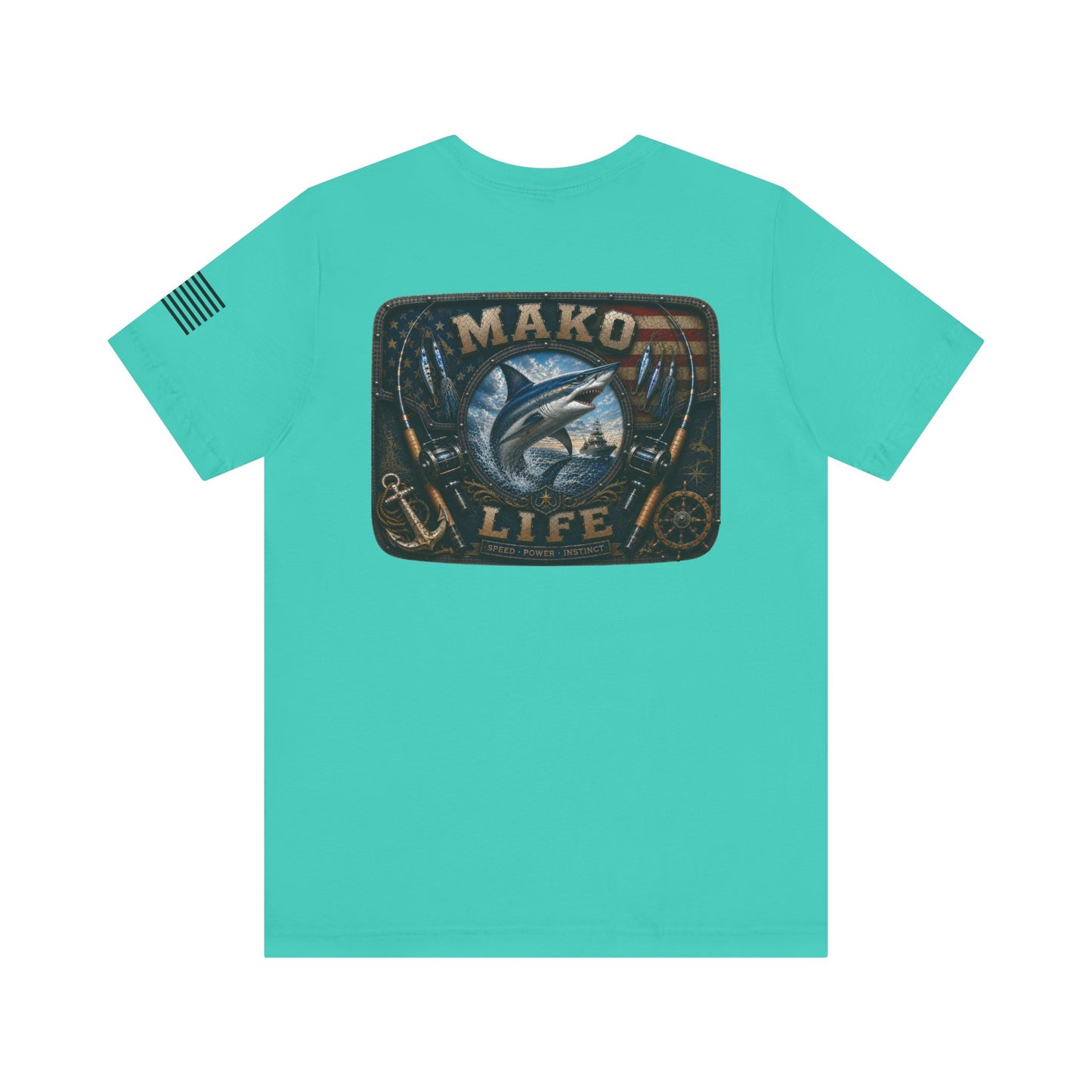 Mako Life Shark Fishing T-Shirt – WRAEVN OUTDOORS Offshore Angler Tee