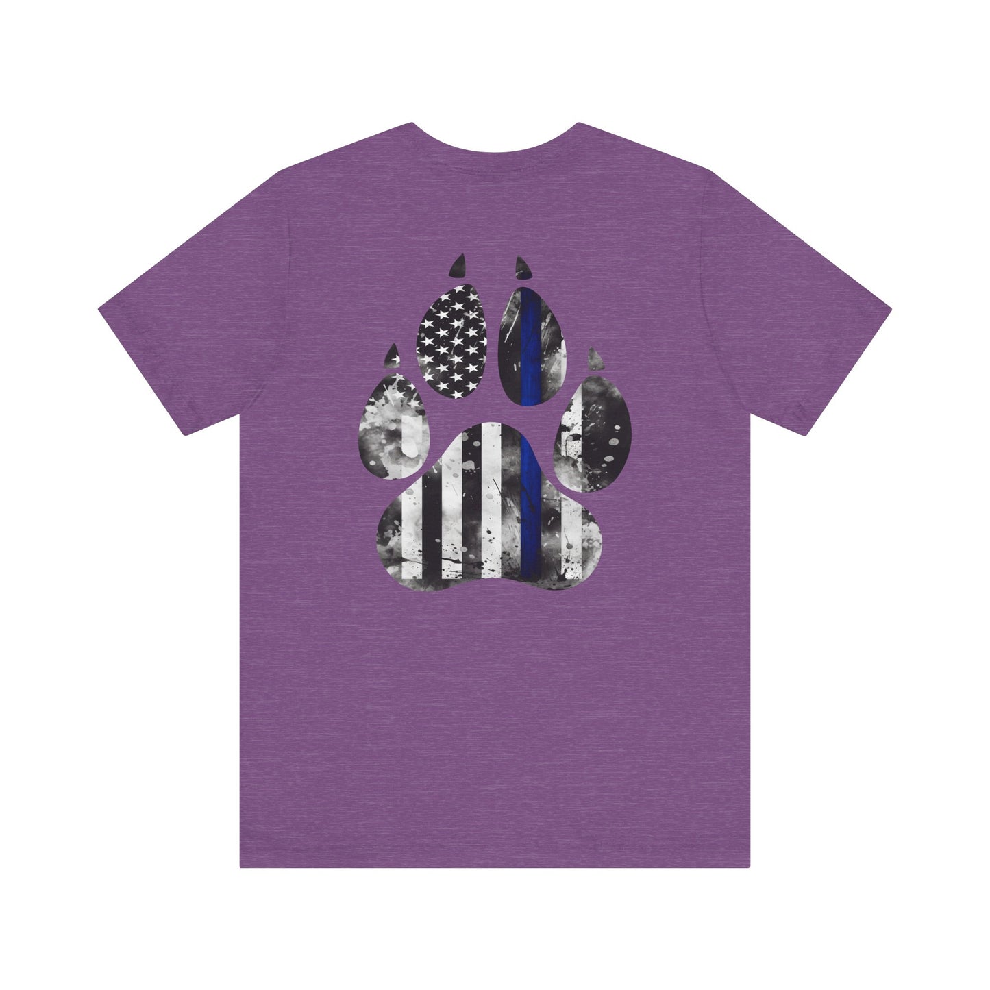 K9 Blue Line Paw Print Tee