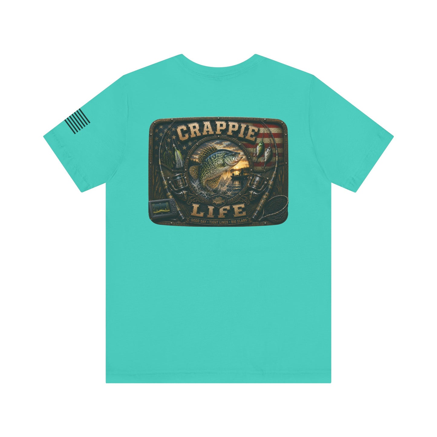 Crappie Life Fishing T-Shirt – WRAEVN OUTDOORS Slab Crappie Angler Tee
