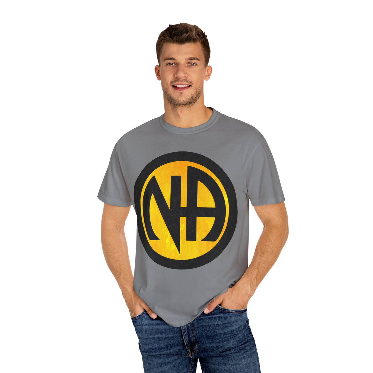 Narcotics Anonymous NA Logo – Yellow & Black Recovery Symbol Art T-Shirt, Recovery T-Shirt