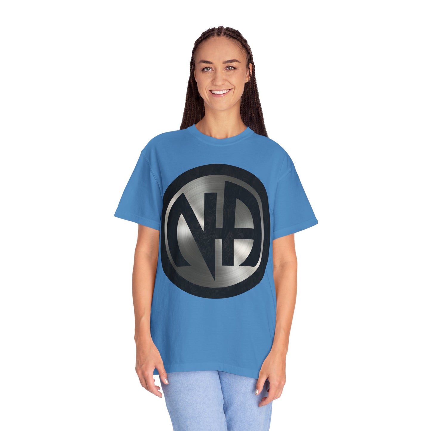 Narcotics Anonymous NA Logo – Metal & Black Recovery Symbol Art T-Shirt, Recovery T-Shirt