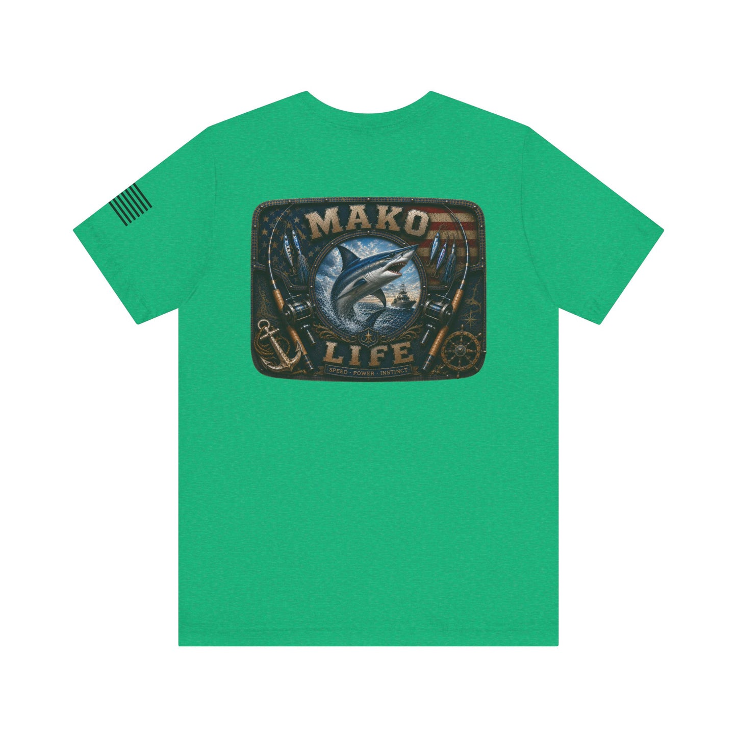 Mako Life Shark Fishing T-Shirt – WRAEVN OUTDOORS Offshore Angler Tee