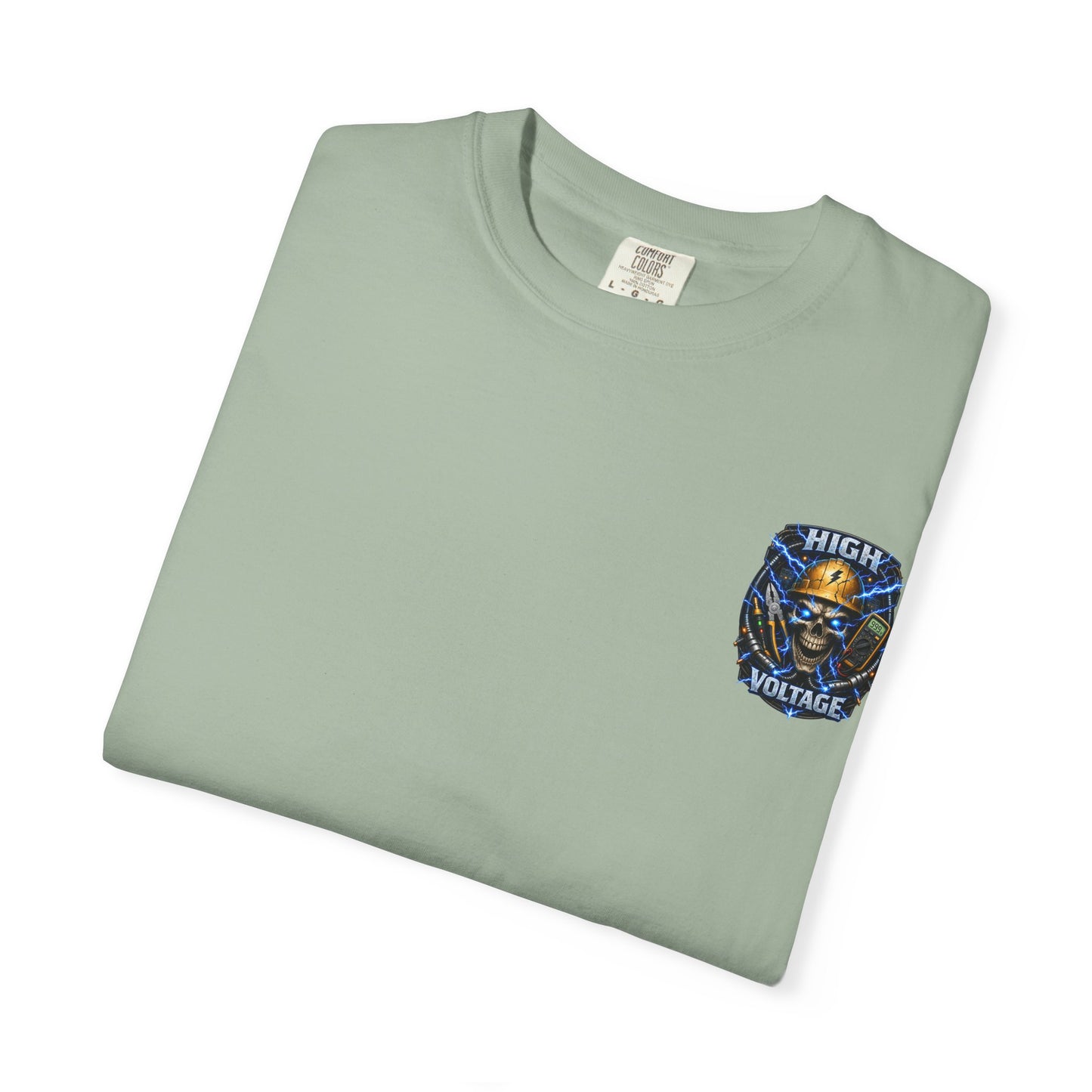High Voltage Skull T-Shirt — Electrician Safety Graphic Tee