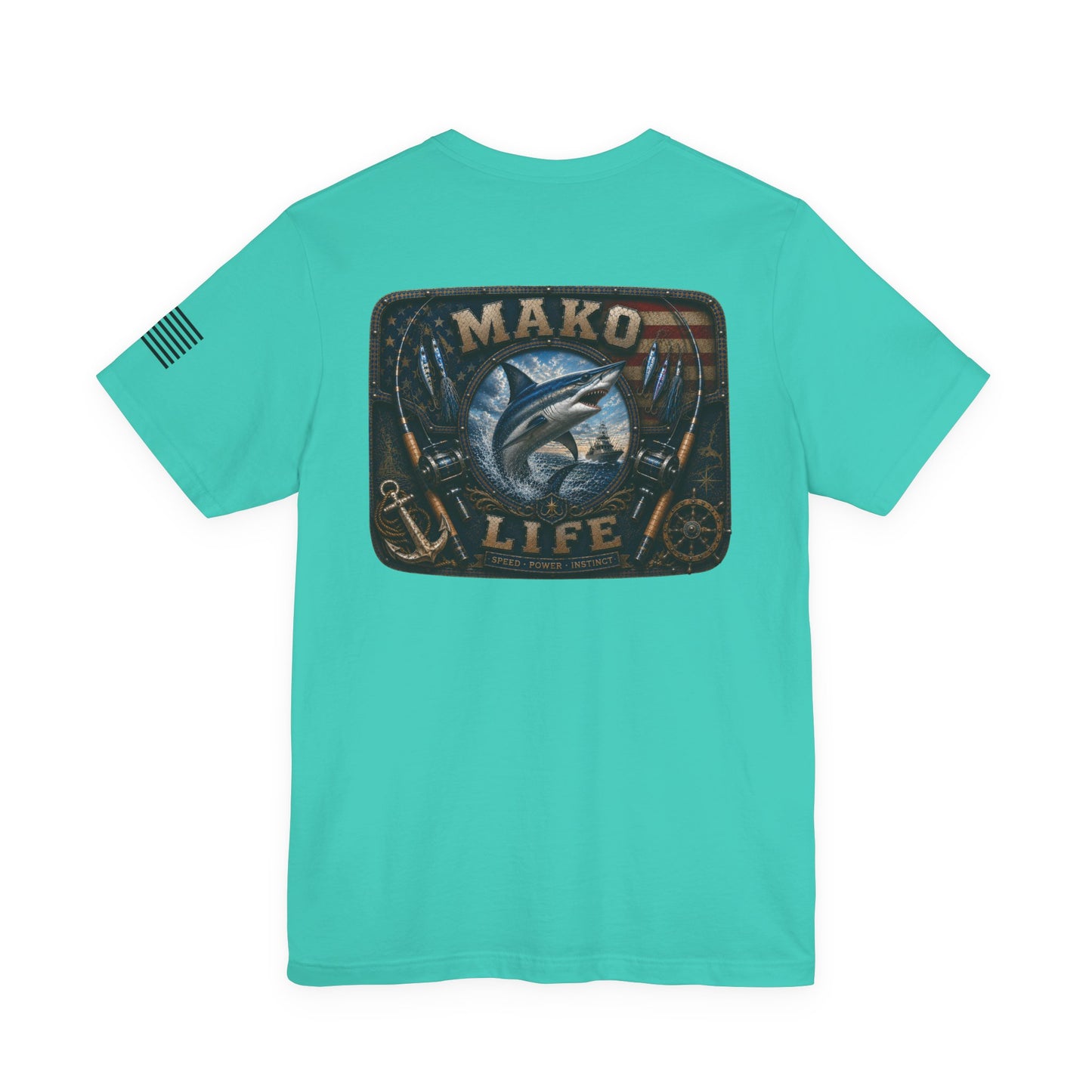 Mako Life Shark Fishing T-Shirt – WRAEVN OUTDOORS Offshore Angler Tee