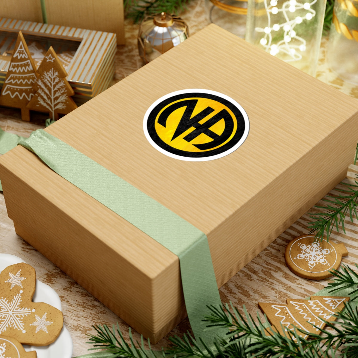 Yellow Narcotics Anonymous Symbol Sticker – Bold Recovery Support ArtKiss-Cut Stickers