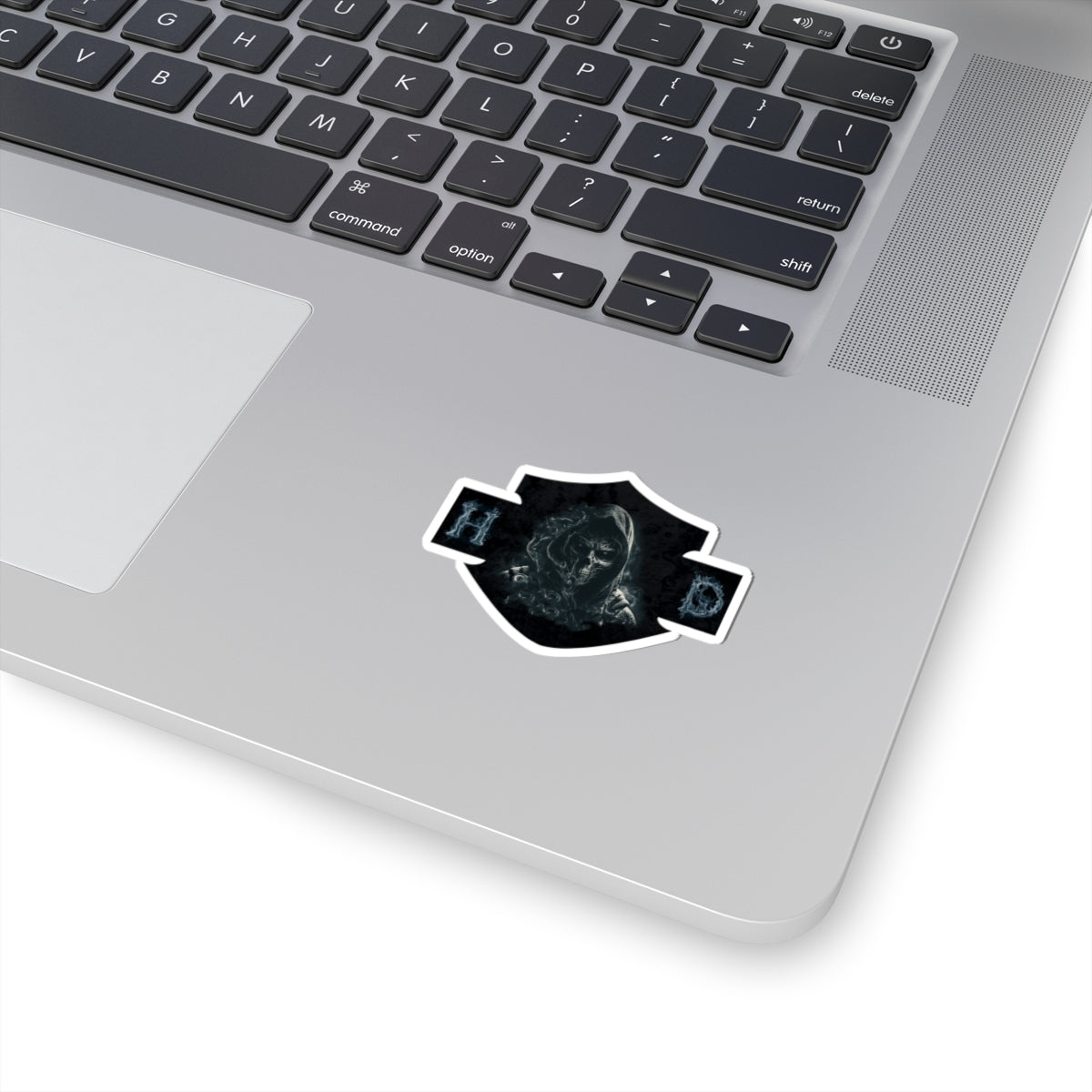 Smoke Reaper HD Sticker | Grim Skull Biker Decal for Helmets, Laptops, Toolboxes & Garage Gear, ArtKiss-Cut Stickers