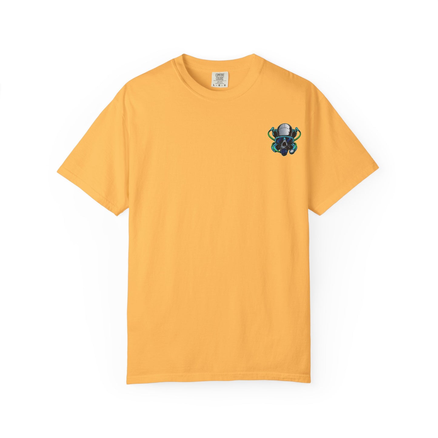 Scuba Skull Unisex T-shirt, Dive Flag Tee, Diving Shirt, Ocean Lover Gift, Beach Wear