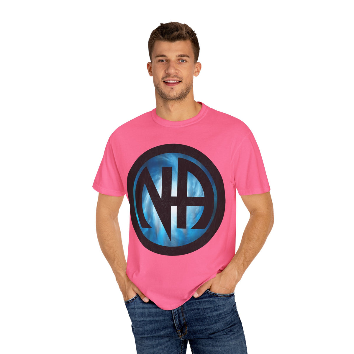 Narcotics Anonymous NA Logo – Cloud & Black Recovery Symbol Art T-Shirt, Recovery T-Shirt