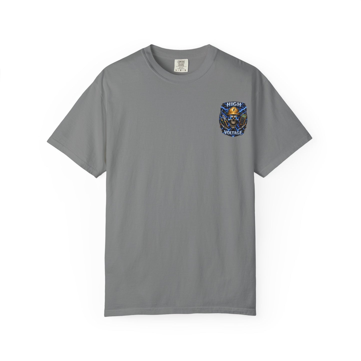 High Voltage Skull T-Shirt — Electrician Safety Graphic Tee